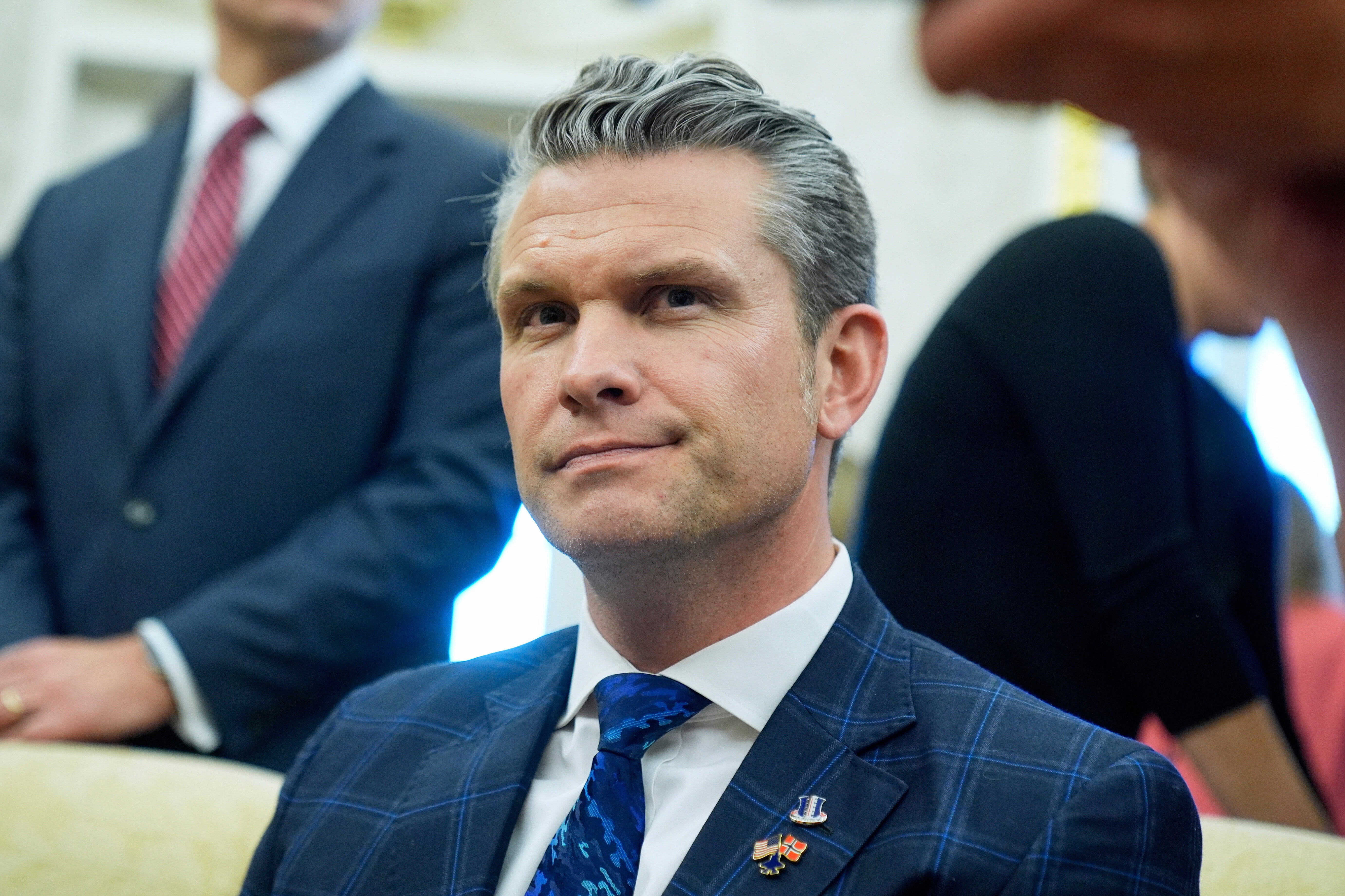 Secretary of Defense Pete Hegseth announced that he was ‘proudly’ terminating a ‘Biden initiative’ but in reality, Trump signed it into law during his first term.