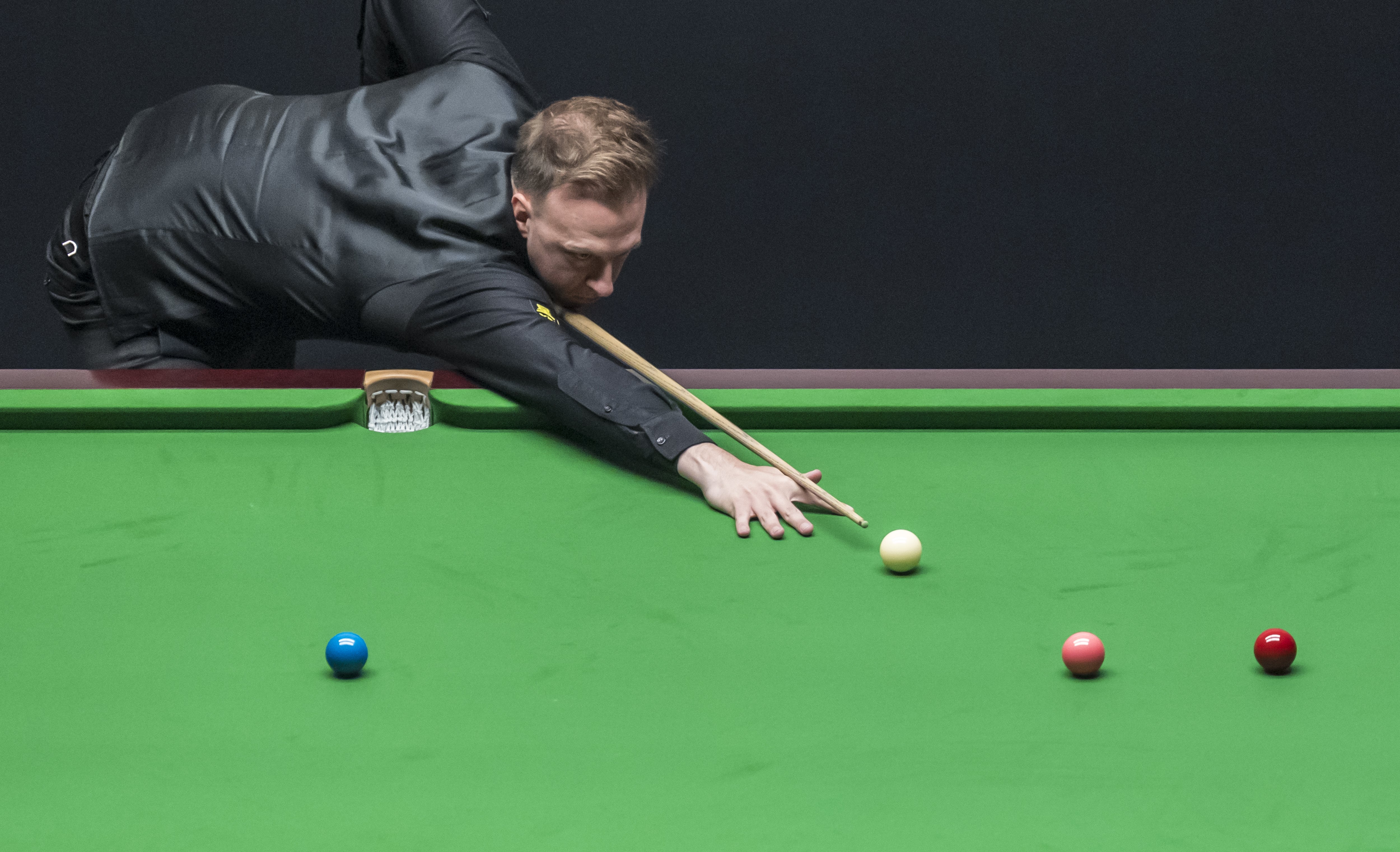 Judd Trump hit two more centuries against Luca Brecel (Danny Lawson/PA)