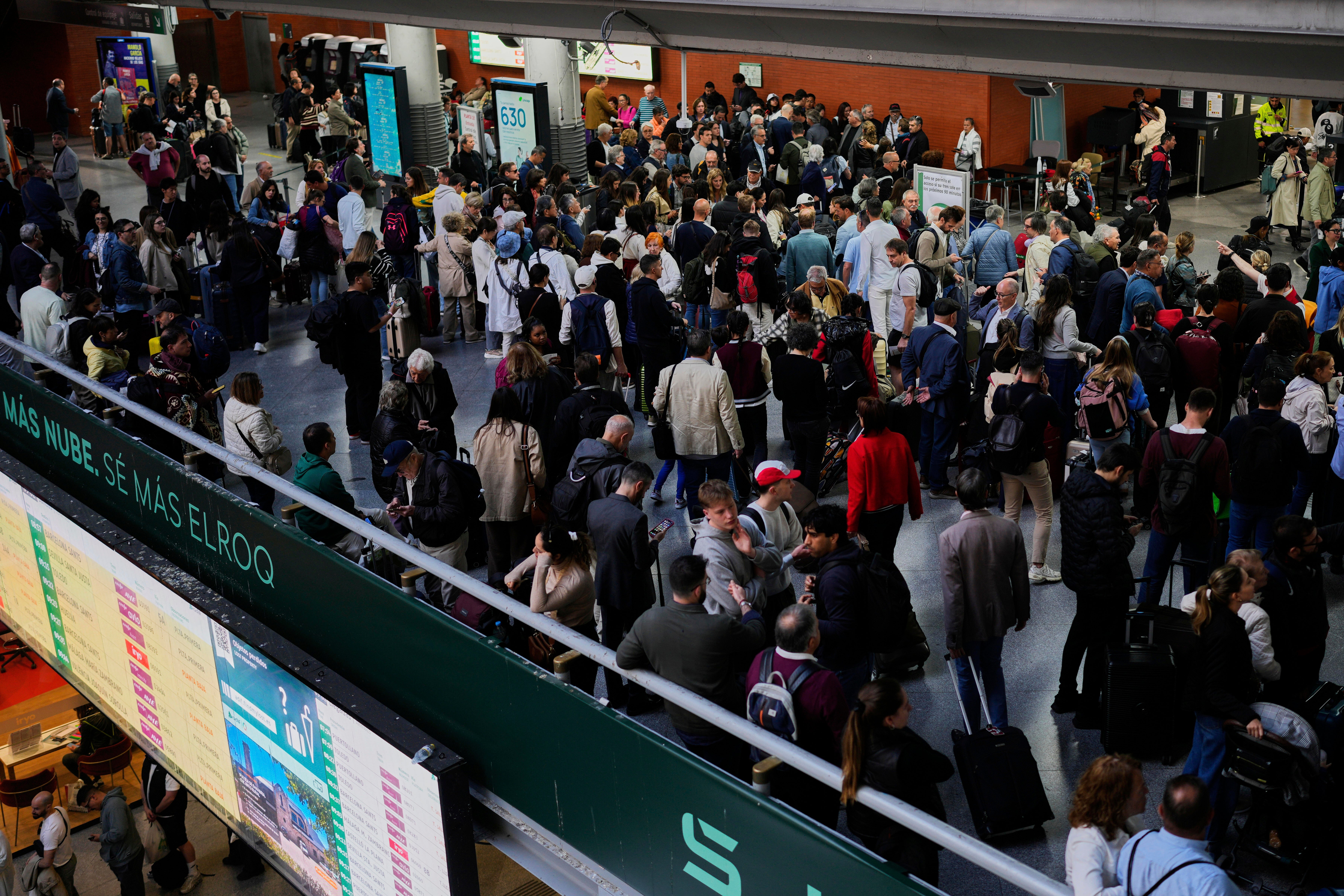 The power outage almost Spain and Portugal caused widespread disruption