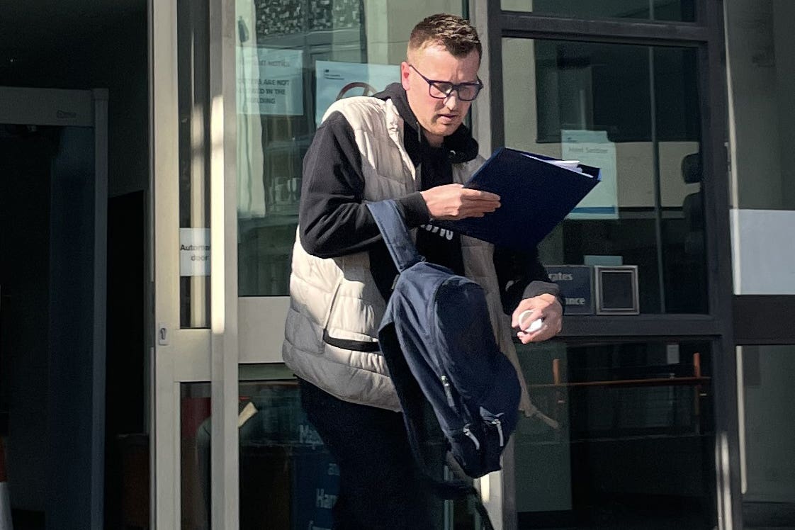 Steven Carruthers tricked his way into Wembley for the Champions League final (Mathilde Grandjean/PA)
