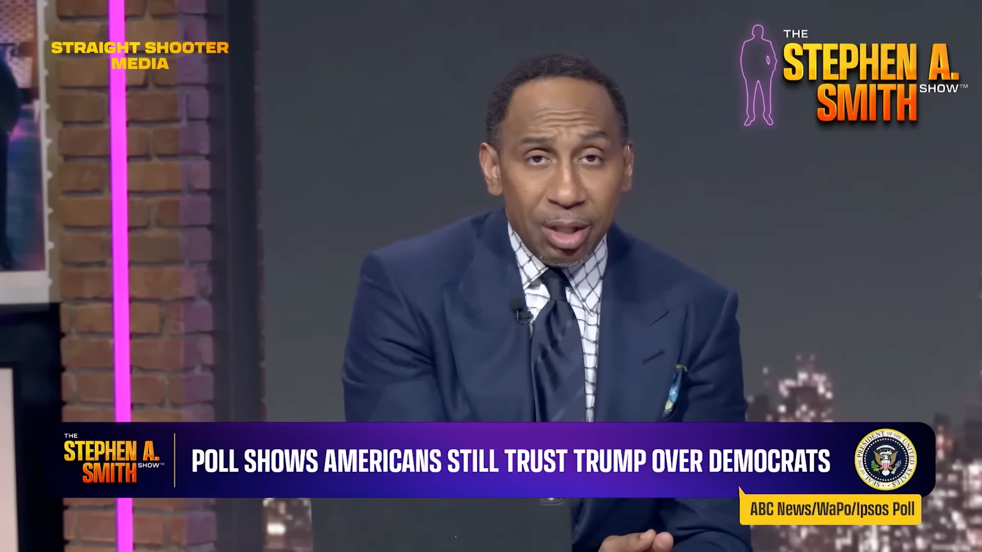 Stephen A. Smith argues that President Donald Trump's poor approval rating could be even worse news for the Democrats.