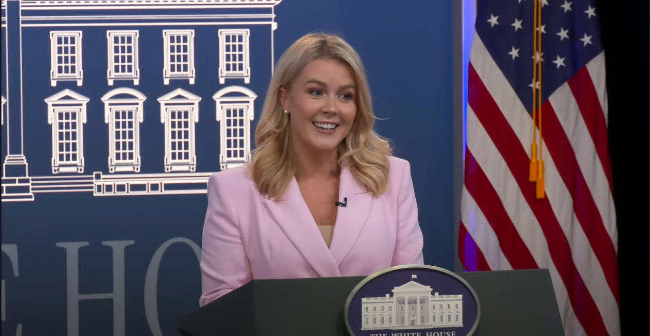 White House press secretary Karoline Leavitt holds a briefing with members of the ‘new media,’ which largely consists of pro-Trump influencers.