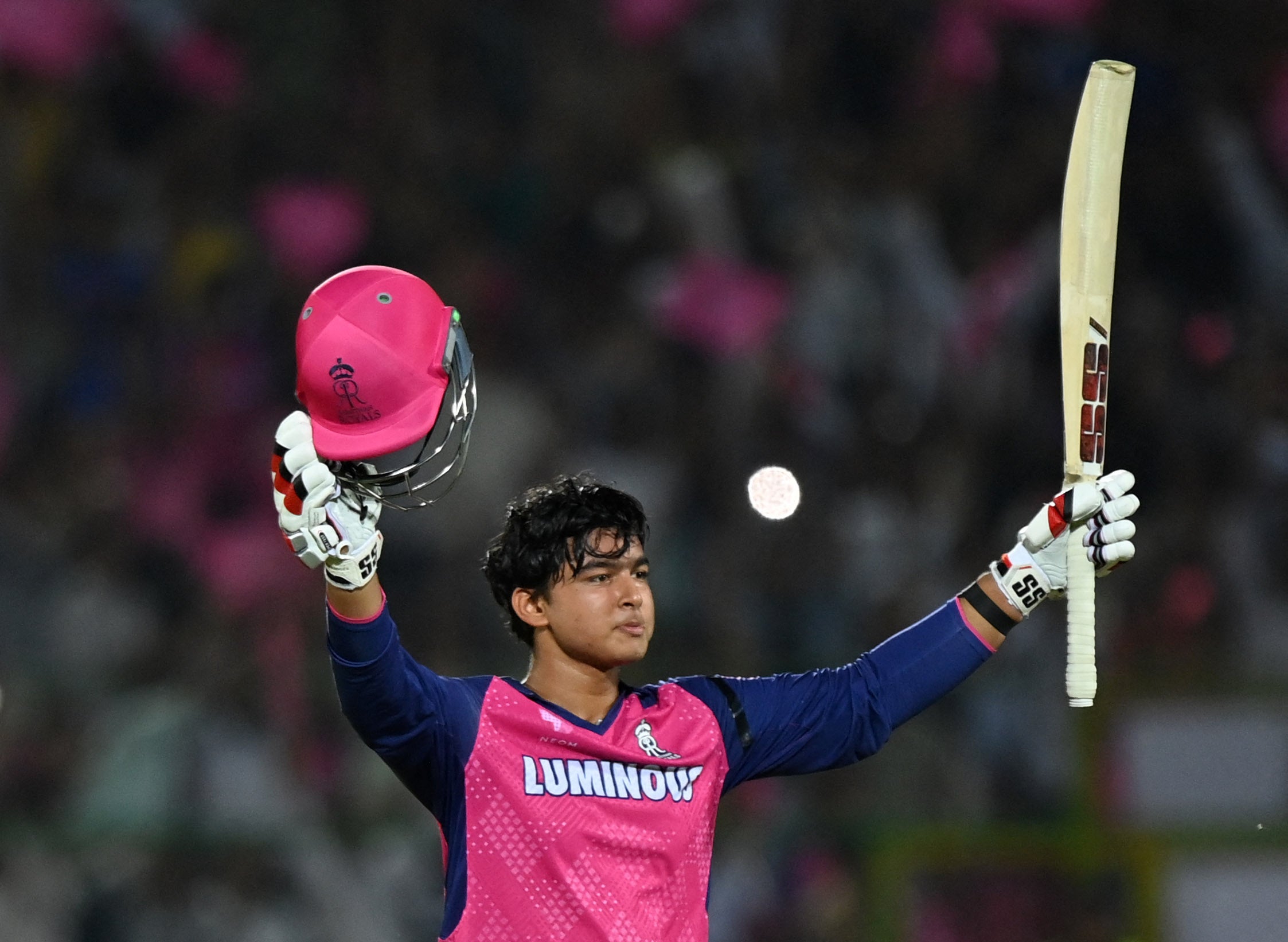 Indian fans go wild as teen cricket prodigy Vaibhav Suryavanshi hits stunning IPL century