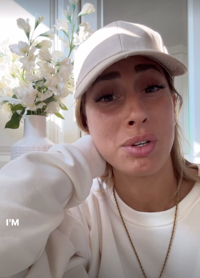 Stacey Solomon has shared an emotional update on her beloved dog after he was taken for surgery