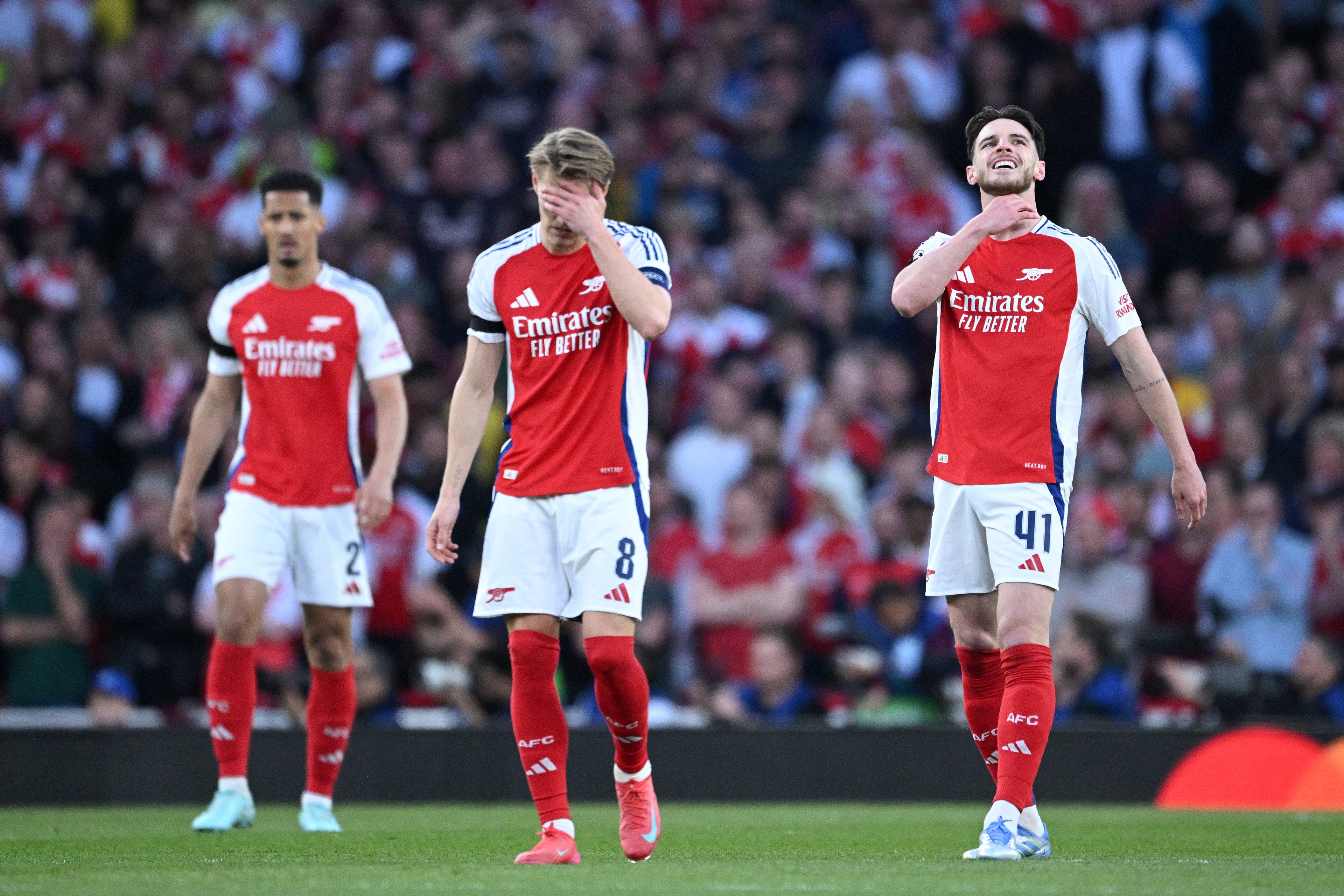 Arsenal hlava do své druhé etapy proti PSG s 0-1 skóre ve prospěch jejich soupeřů