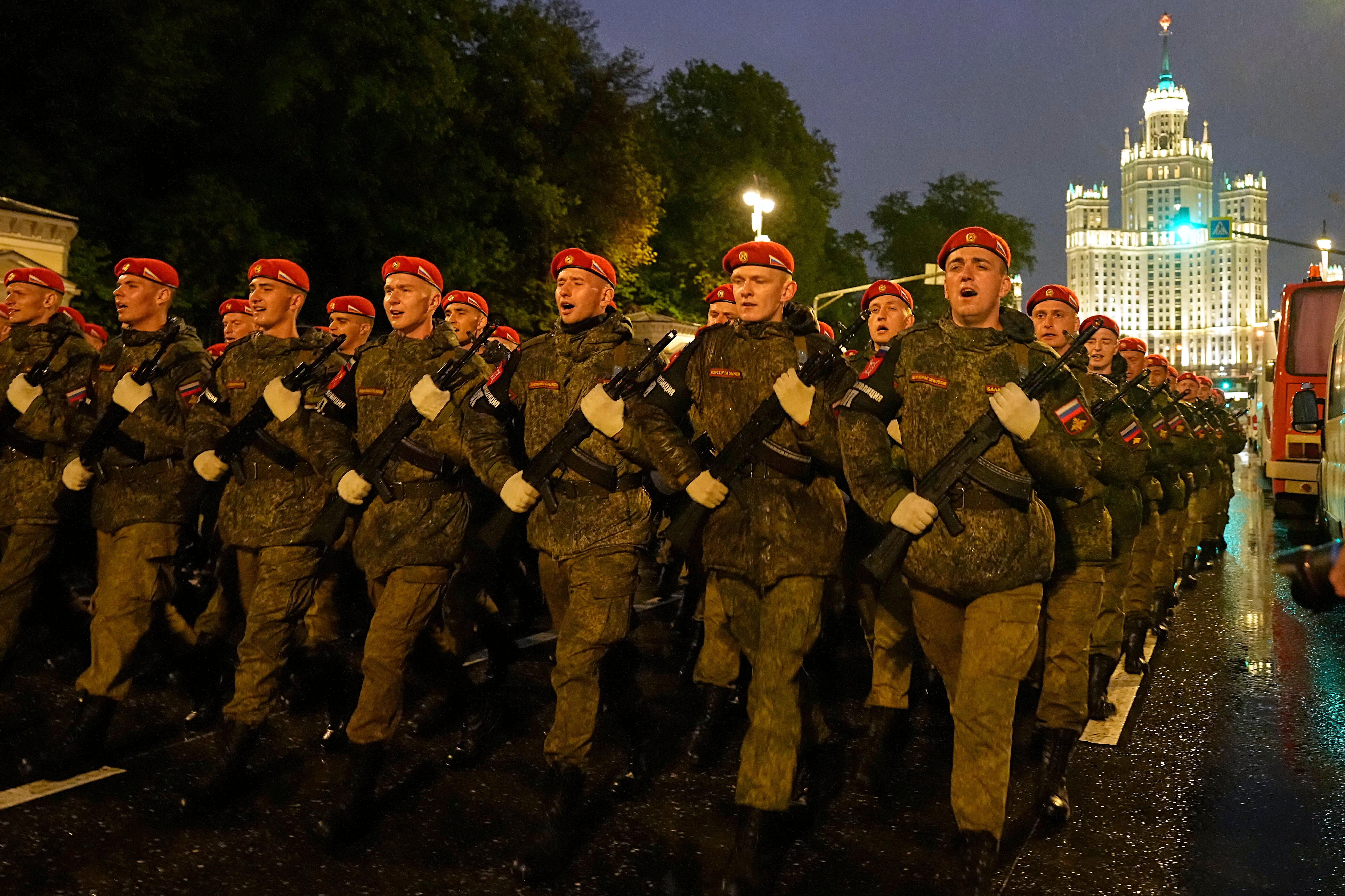 Russia Victory Day Parade Rehearsal