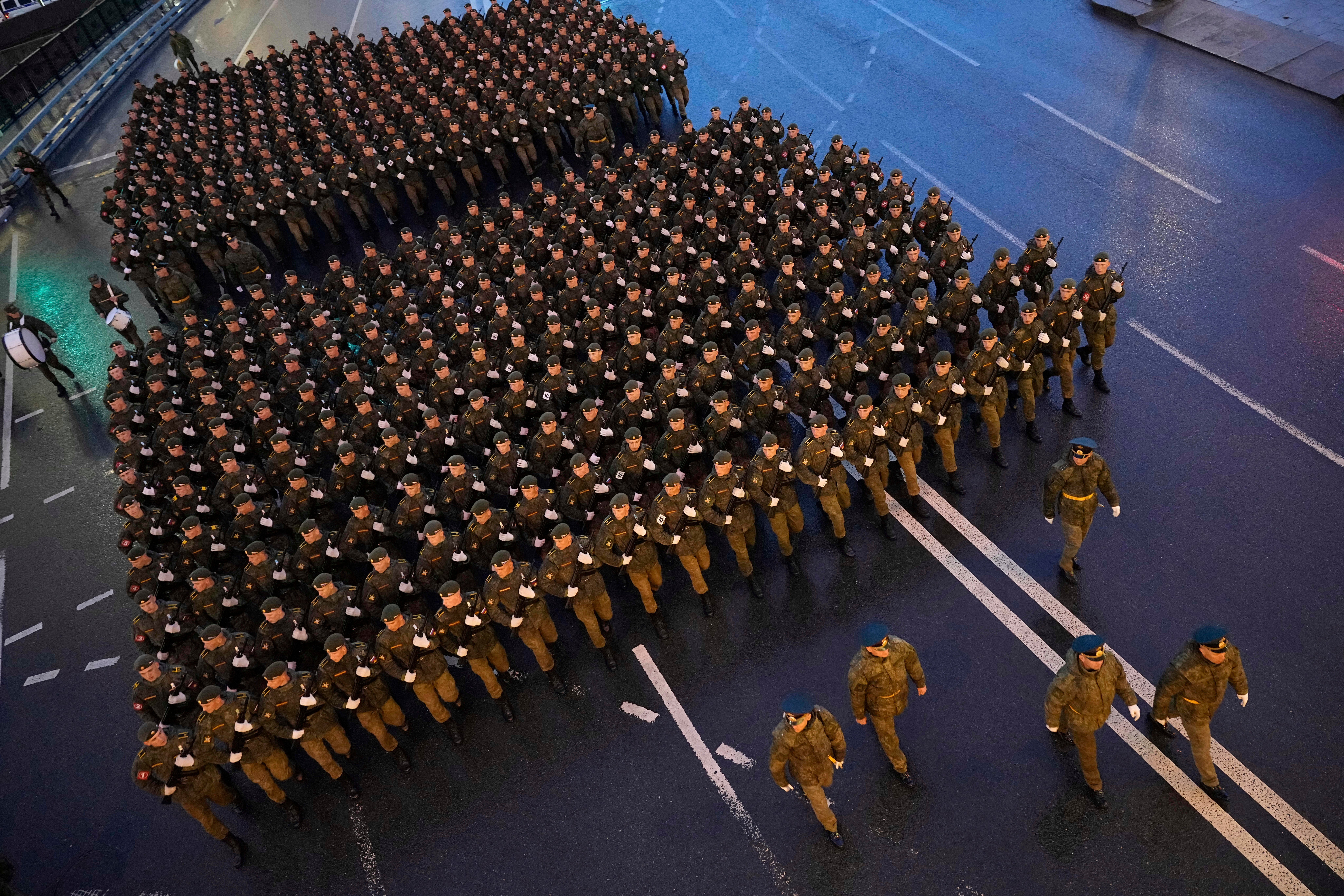 Russia Victory Day Parade Rehearsal