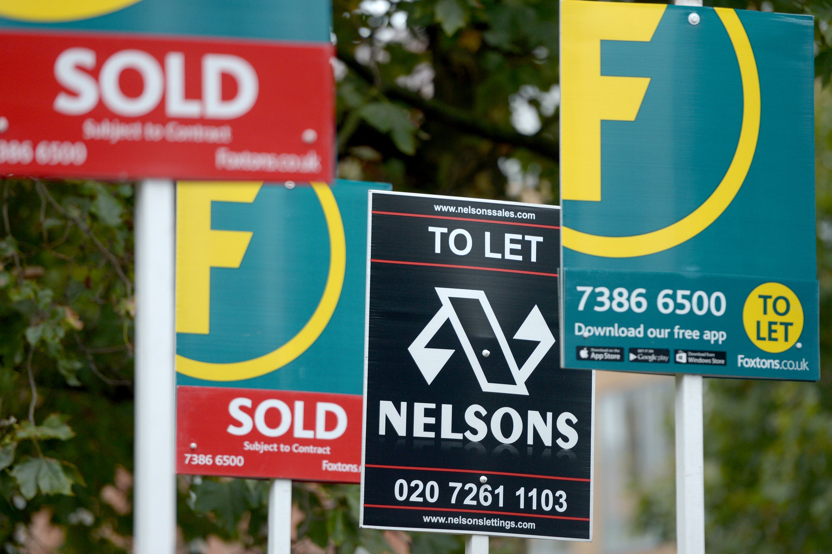 Across the UK, the annual rate of house price growth slowed to 3.4% in April, from 3.9% in March, according to Nationwide Building Society (Anthony Devlin/PA)