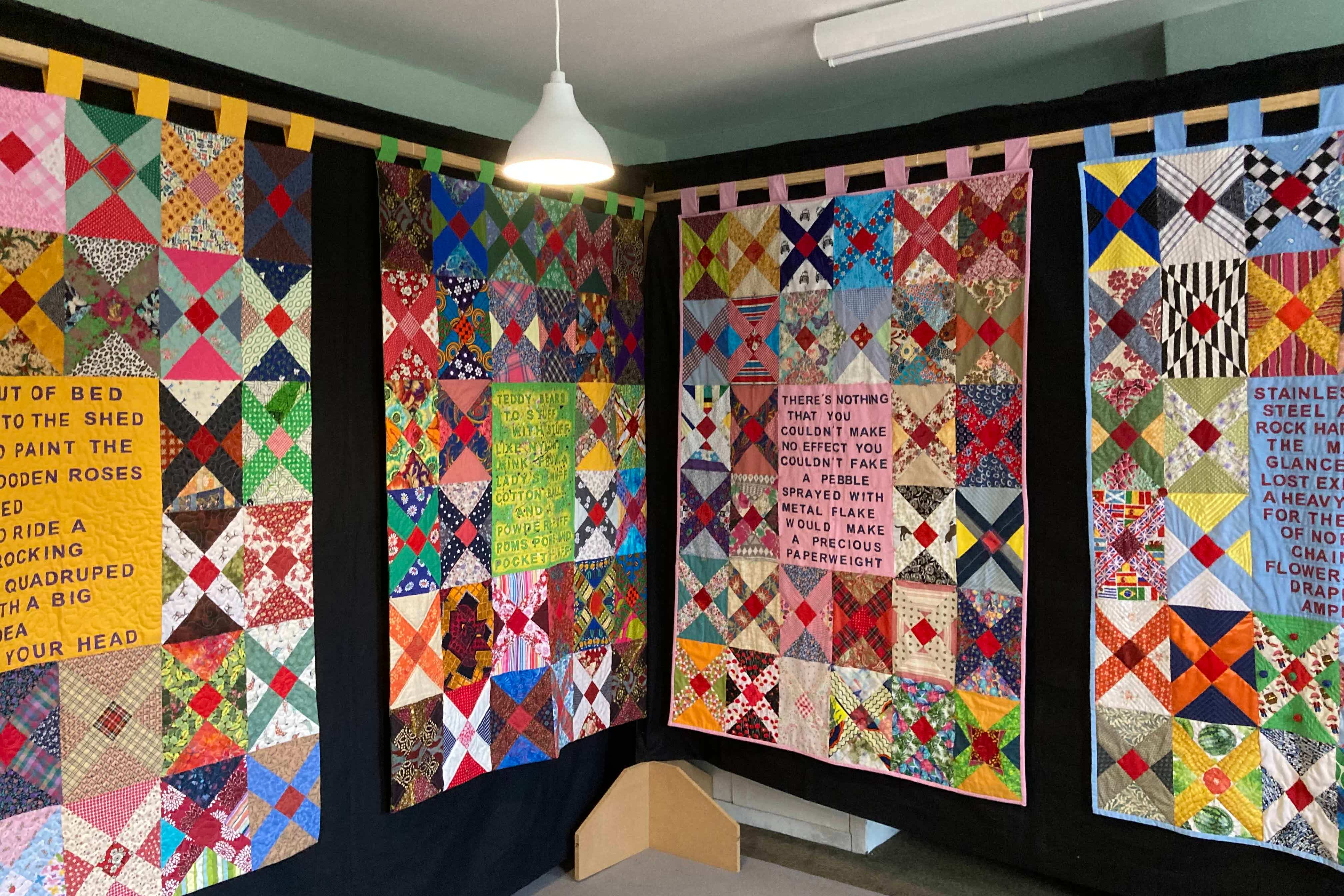 The quilts are to be exhibited in Bermondsey in south-east London in May (Richard Kenyon/Henrietta Hill/PA)