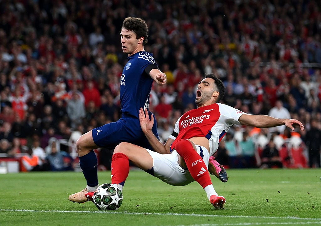 Merino is denied by Neves in the box