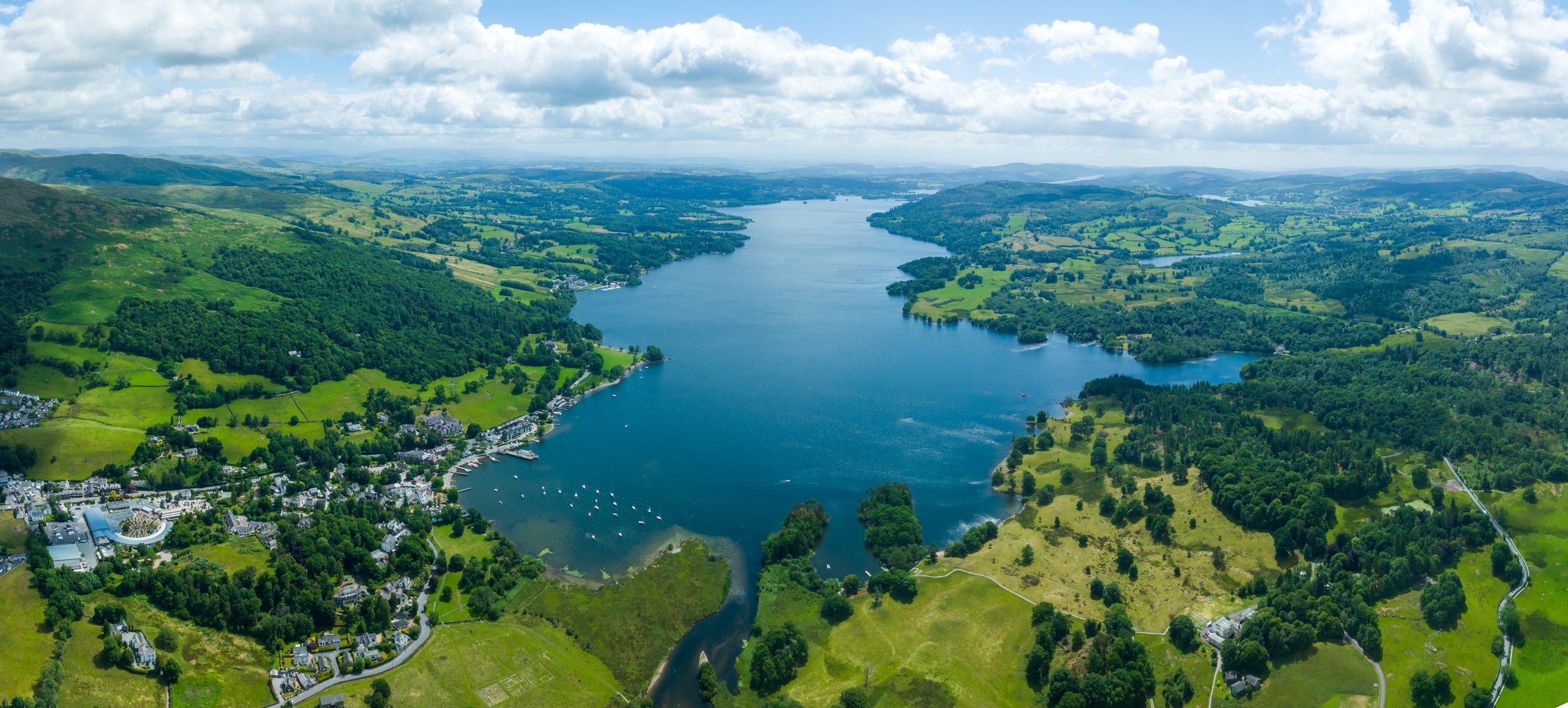 The West Windermere Way takes you along the edge of the lake and through woodland