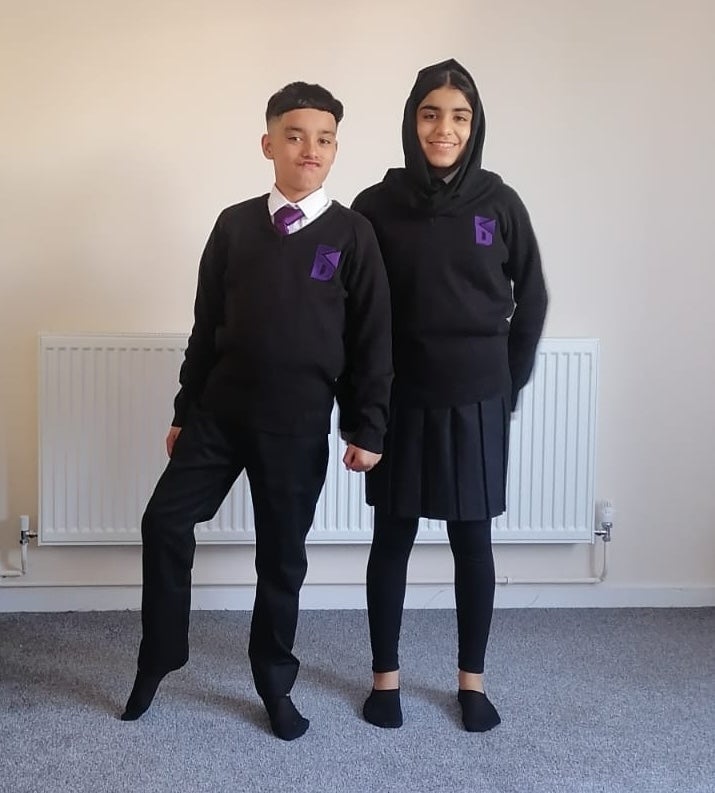 Masuda and Abdullah are now going to school in the UK