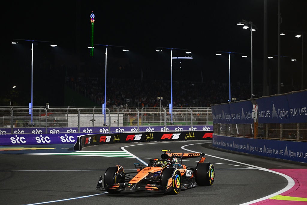 Norris fell to a fourth-placed finish last week in Saudi Arabia