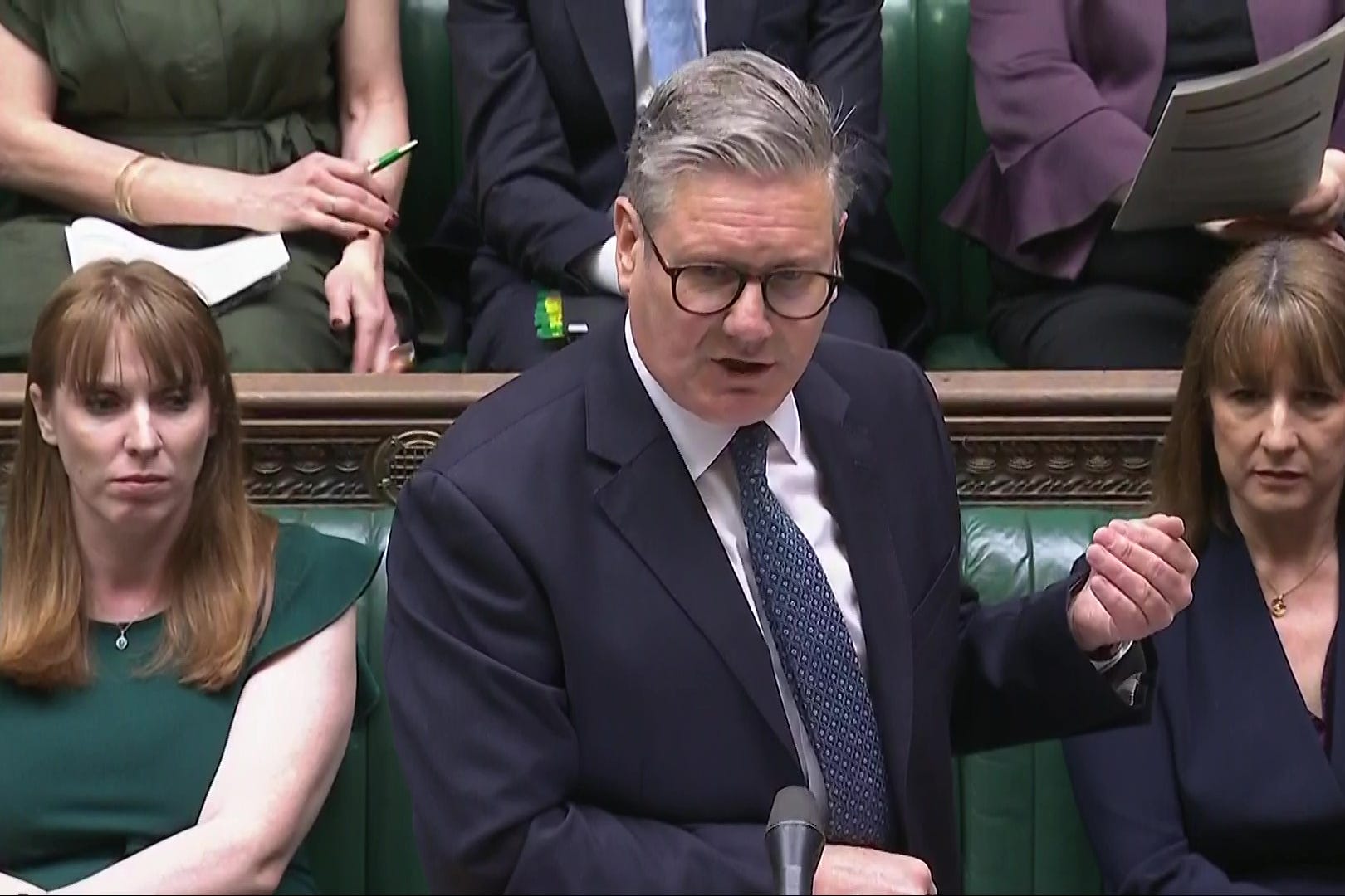 Sir Keir Starmer speaking during Prime Minister’s Questions (House of Commons/UK Parliament)