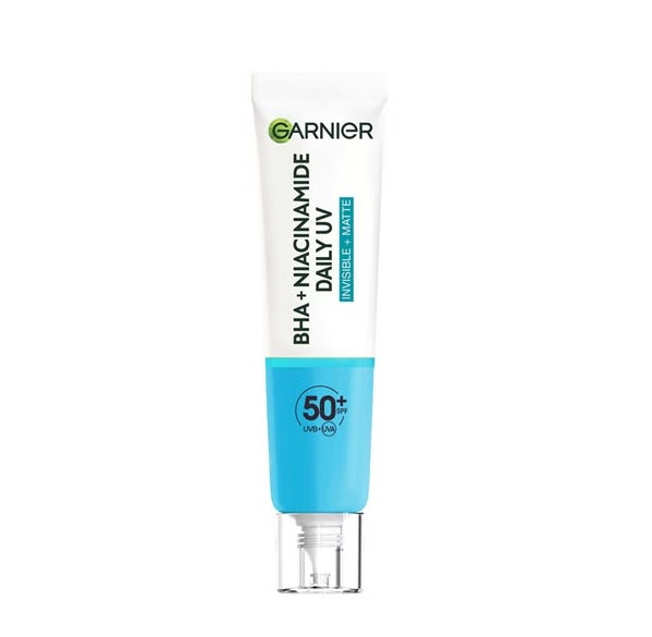 Garnier BHA+Niacinamide Daily UV Fluid SPF50, ?12.99, Boots