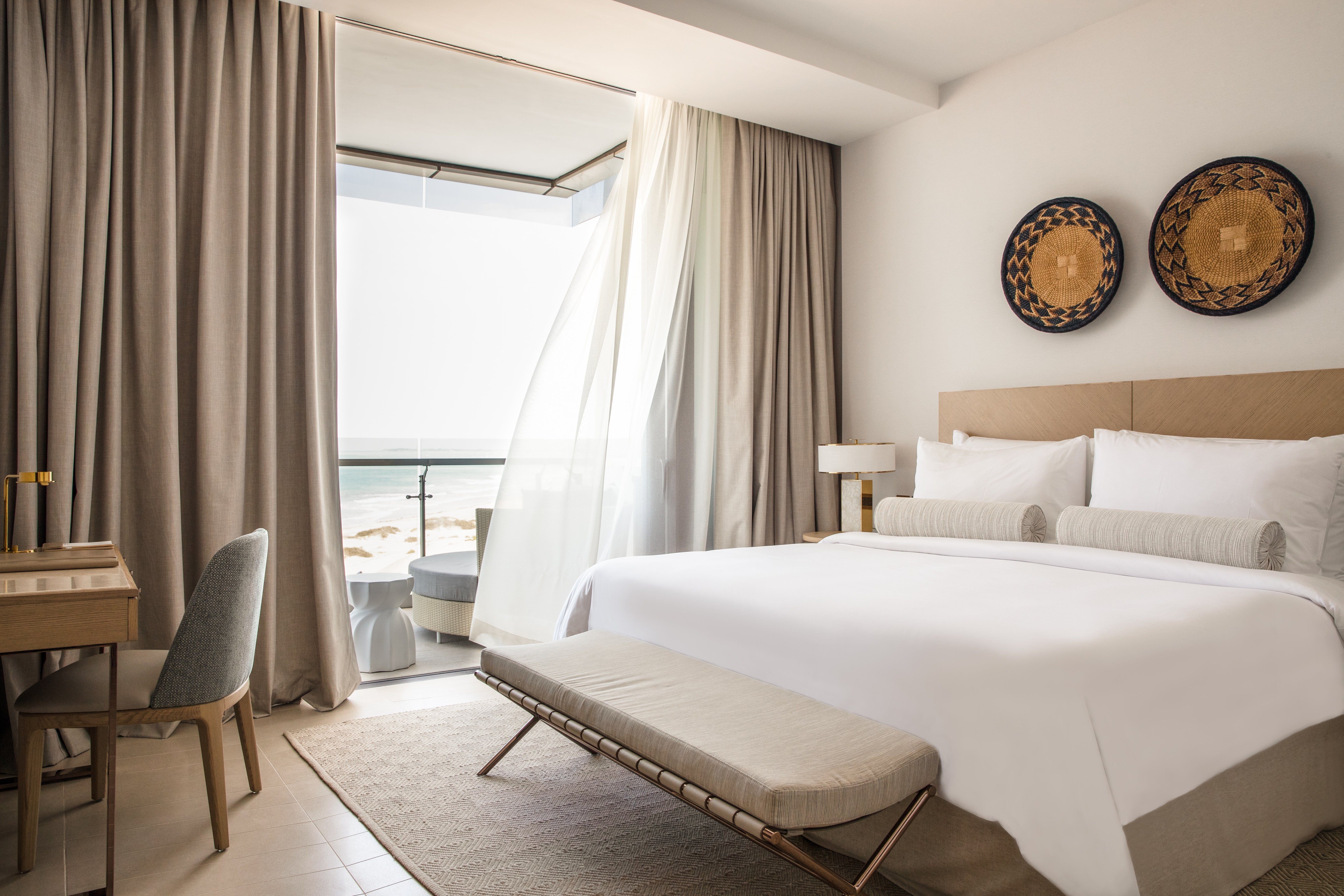 All rooms have sea views at Jumeirah Saadiyat Island