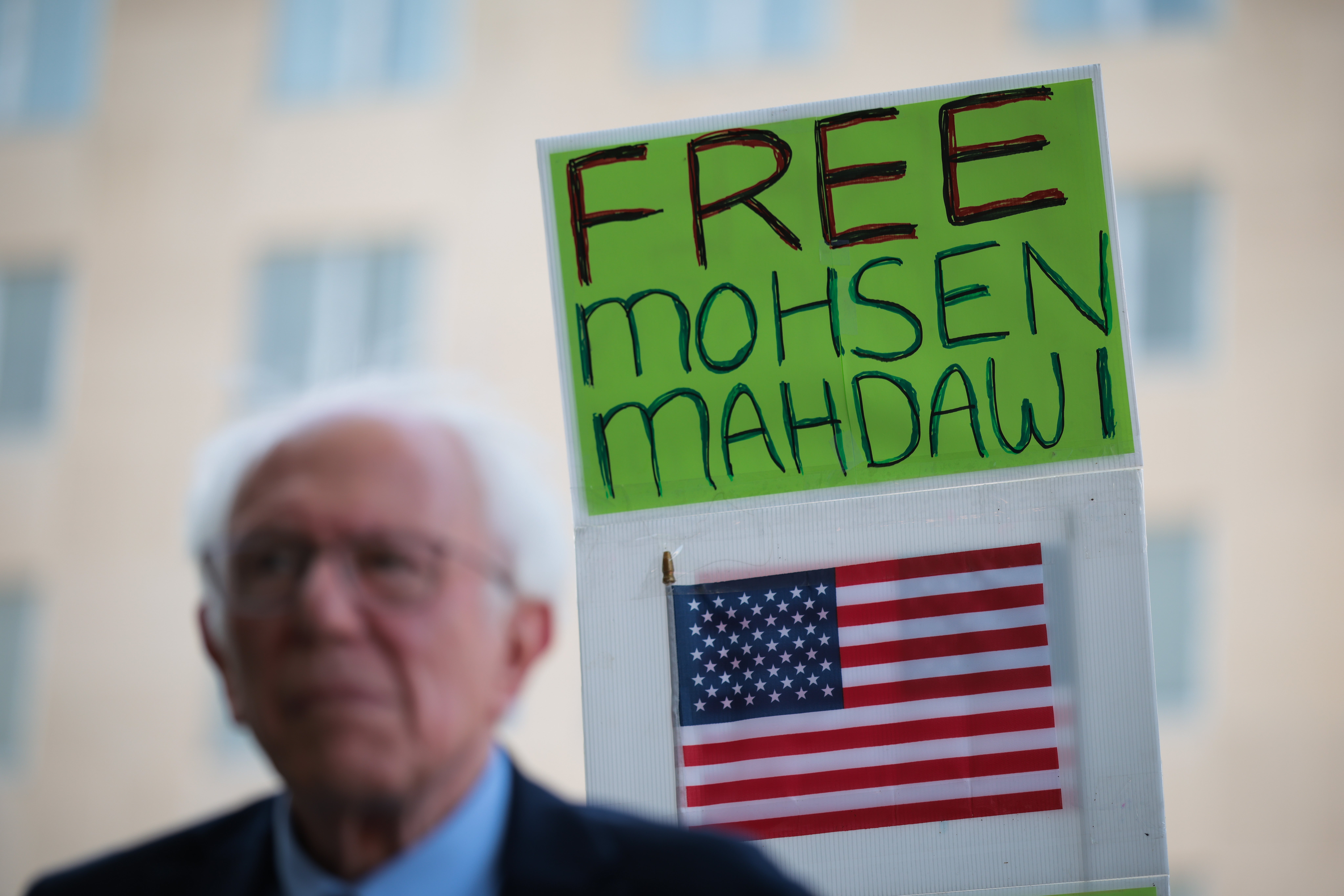 Vermont Senator Bernie Sanders has joined the state’s congressional delegation demanding Mahdawi’s release