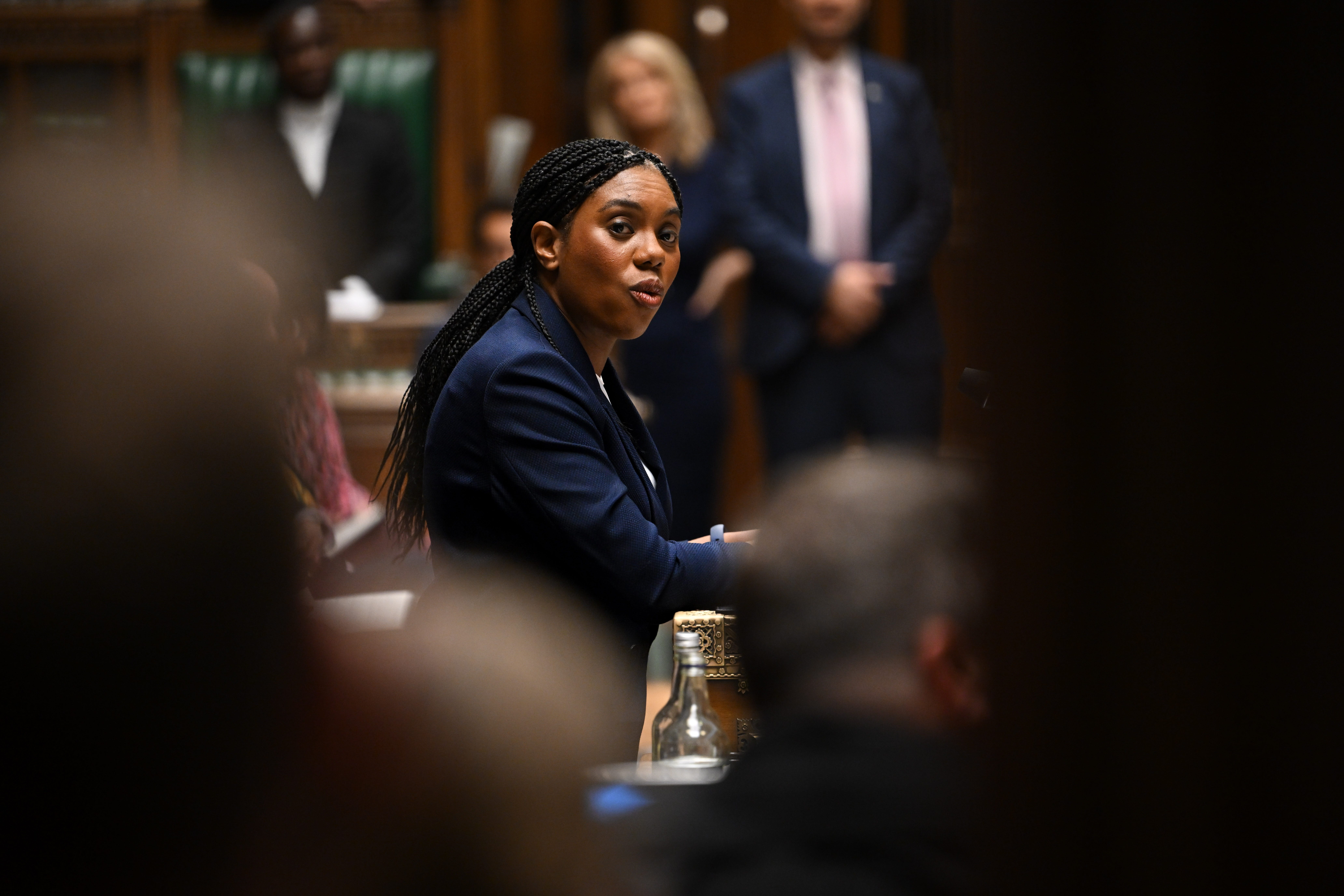 Kemi Badenoch’s Conservatives are defending many seats won in the 2021 local elections on Thursday (House of Commons/PA)