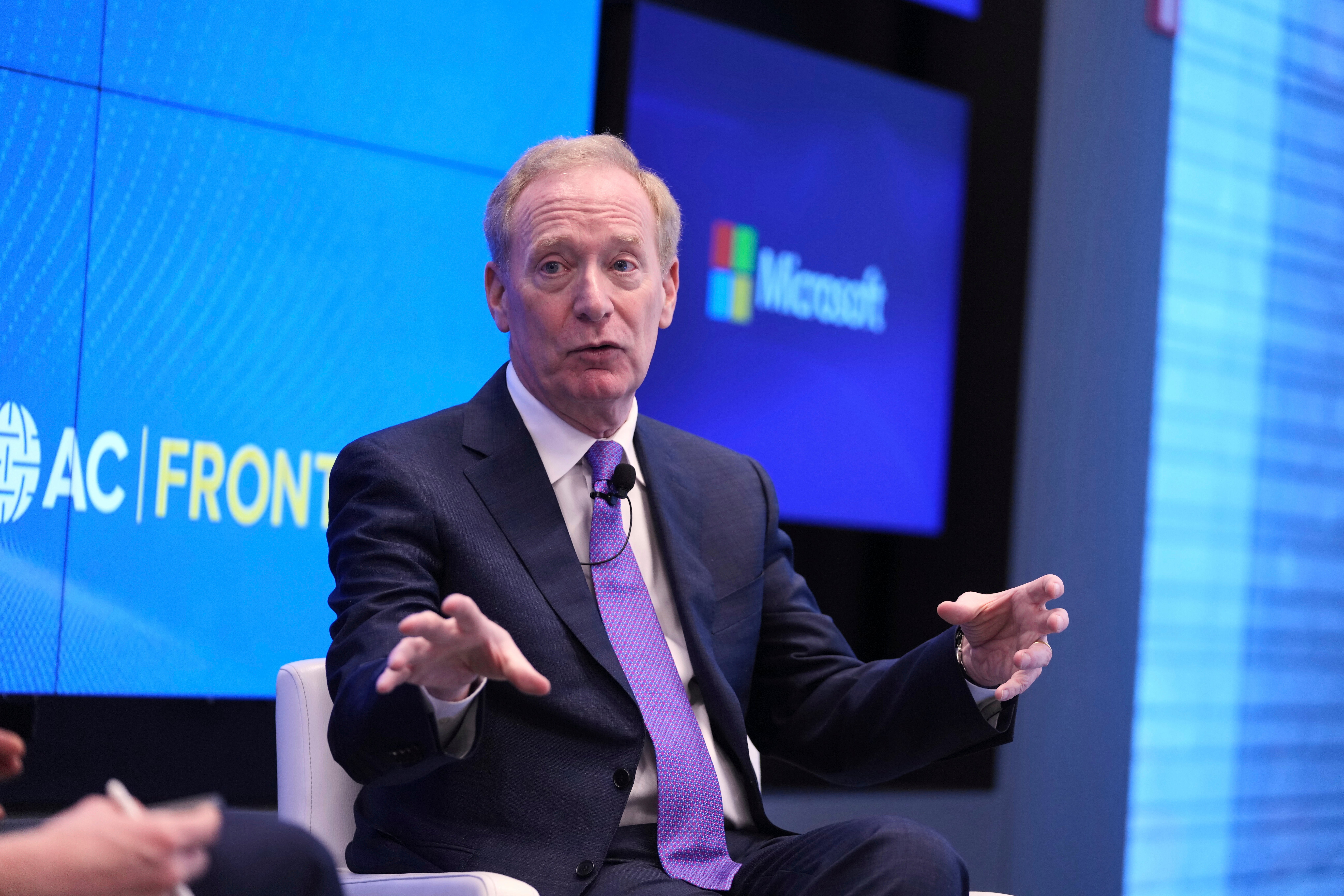 President Brad Smith said the company was committed in its investigation into the Israeli military’s alleged use of its software