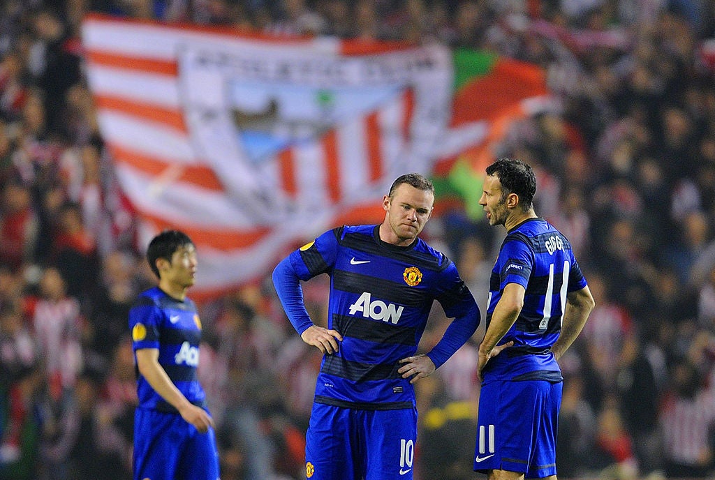 Manchester United were beaten by Athletic in 2012