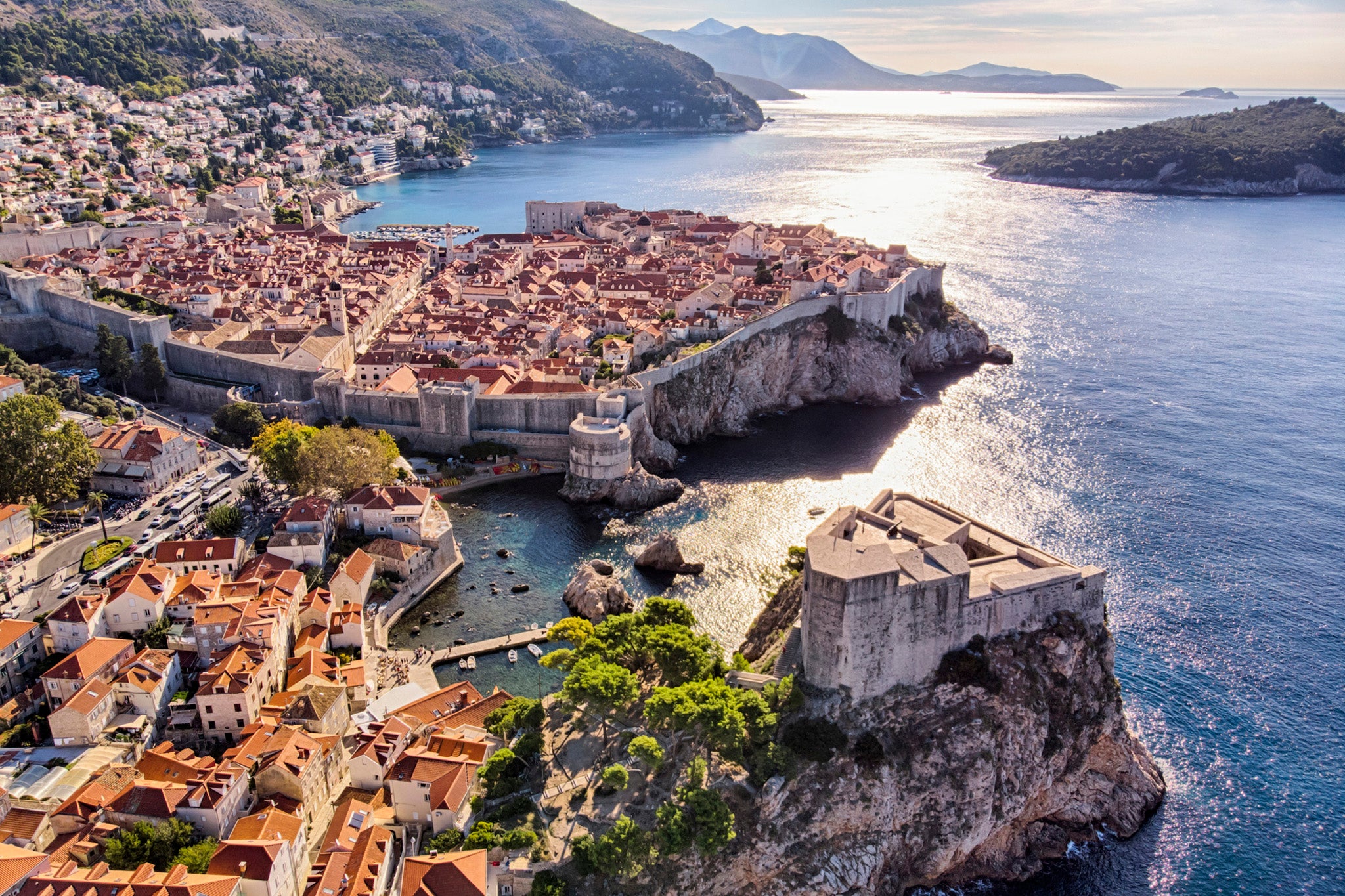 The sunken boat was discovered near the majestic stone walls of Croatia's medieval city of Dubrovnik