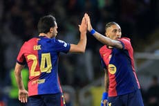 Barcelona fightback leaves Champions League semi-final tie with Inter Milan on knife-edge