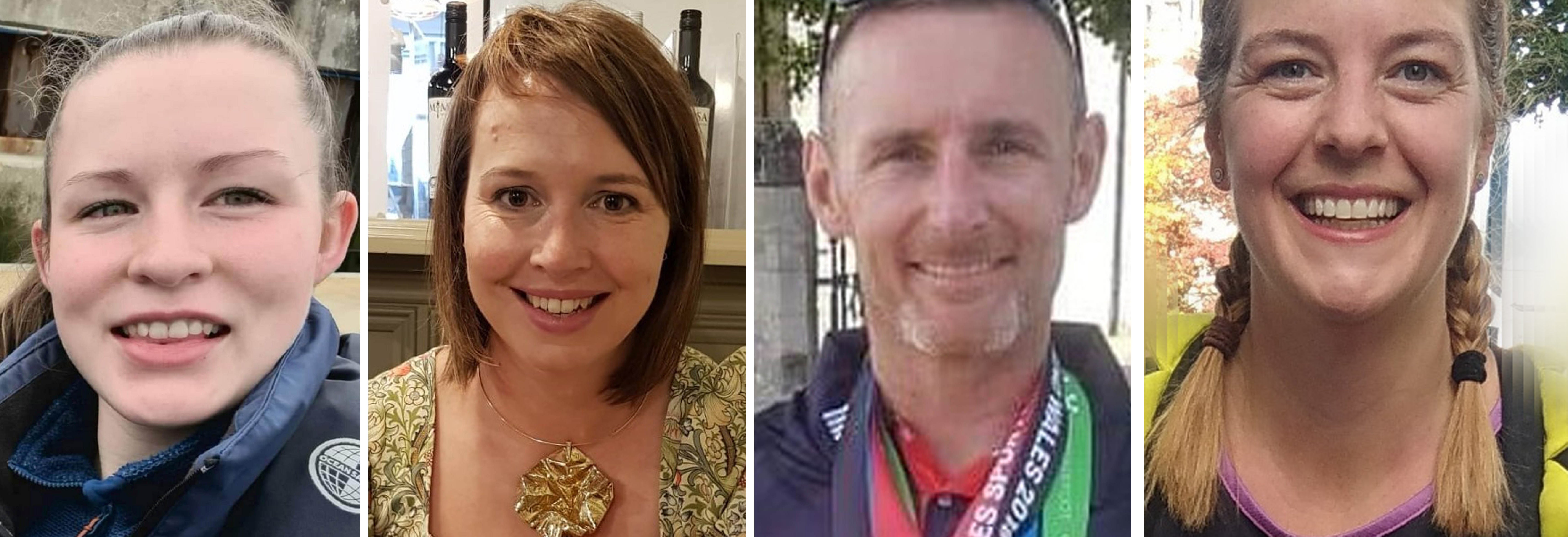 Morgan Rogers, Nicola Wheatley, Paul O’Dwyer and Andrea Powell died in 2021 (PA)
