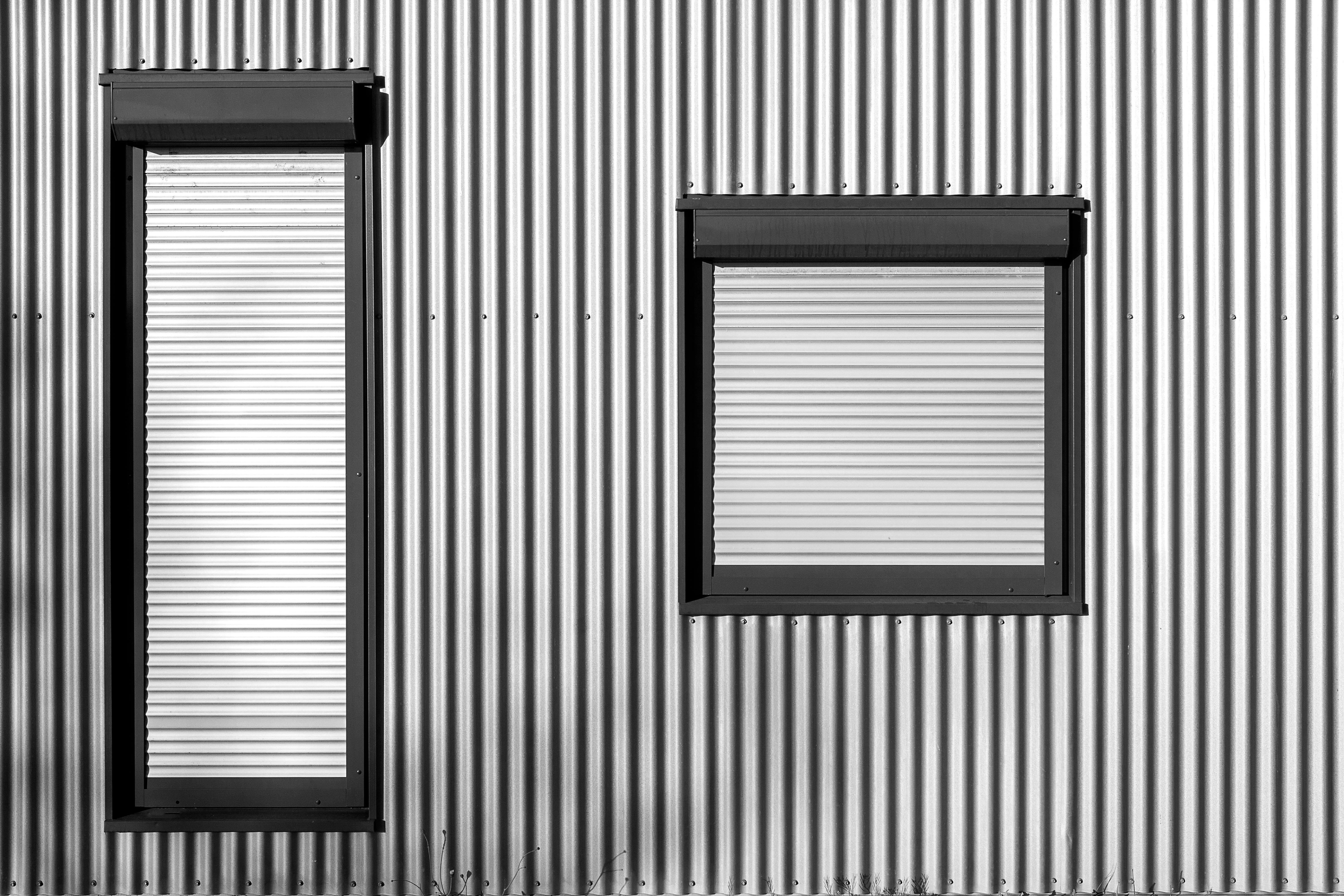 Aluminium windows are an option with Britelite