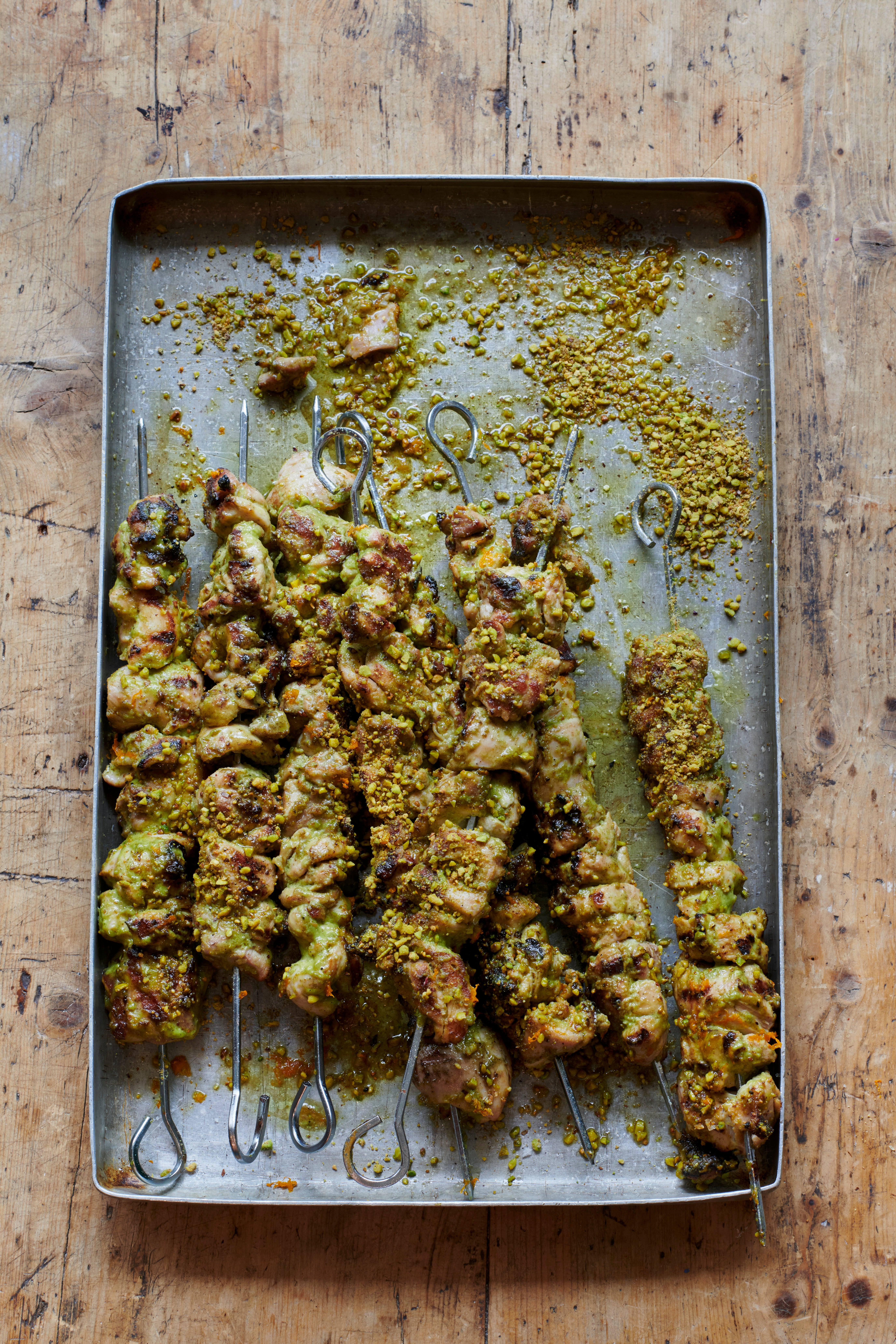 A bestseller for a reason – layered flavours, citrusy marinade and crunch from pistachios