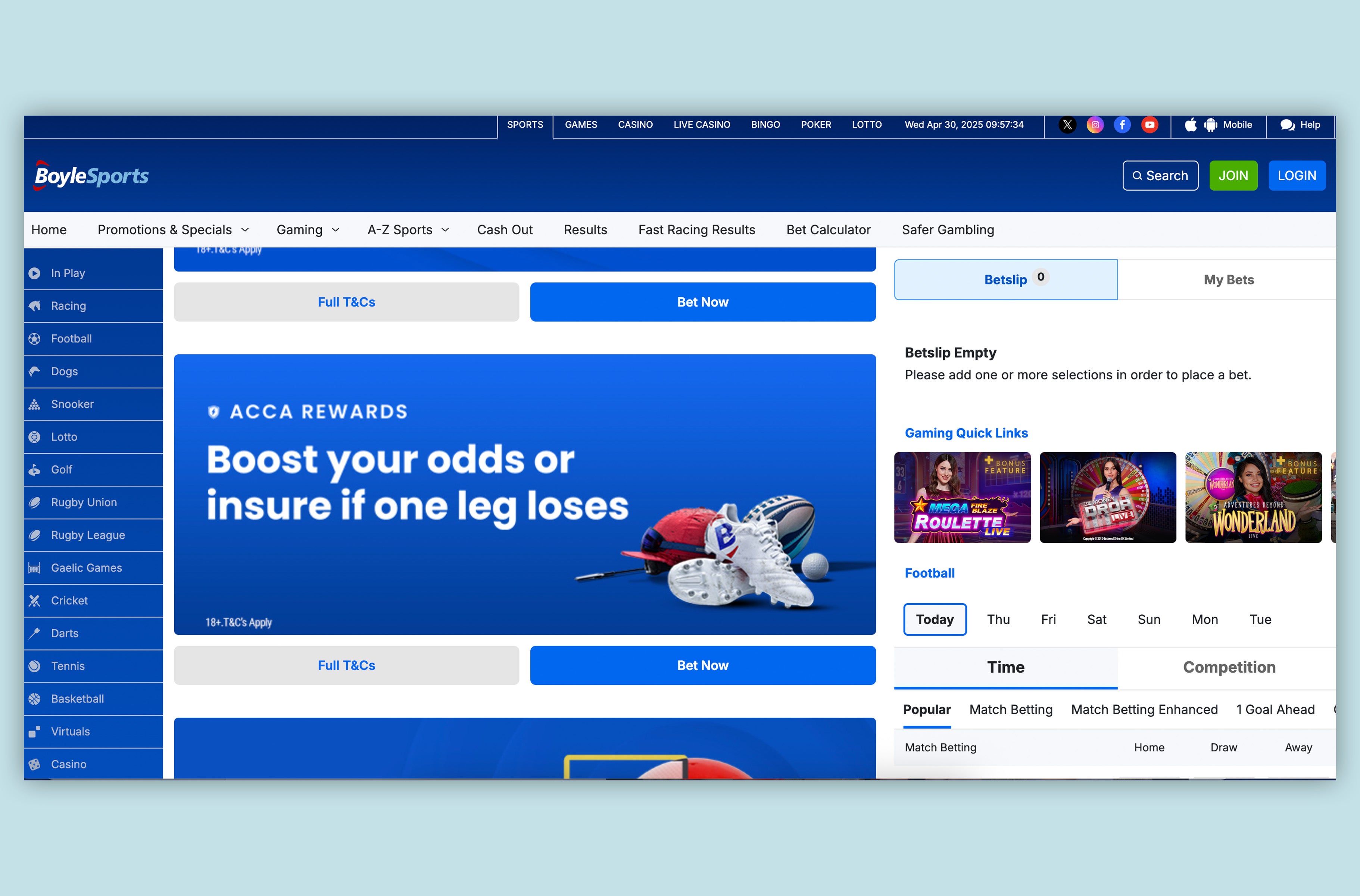 BoyleSports Acca Rewards is one of the best accumulator promotions on the market