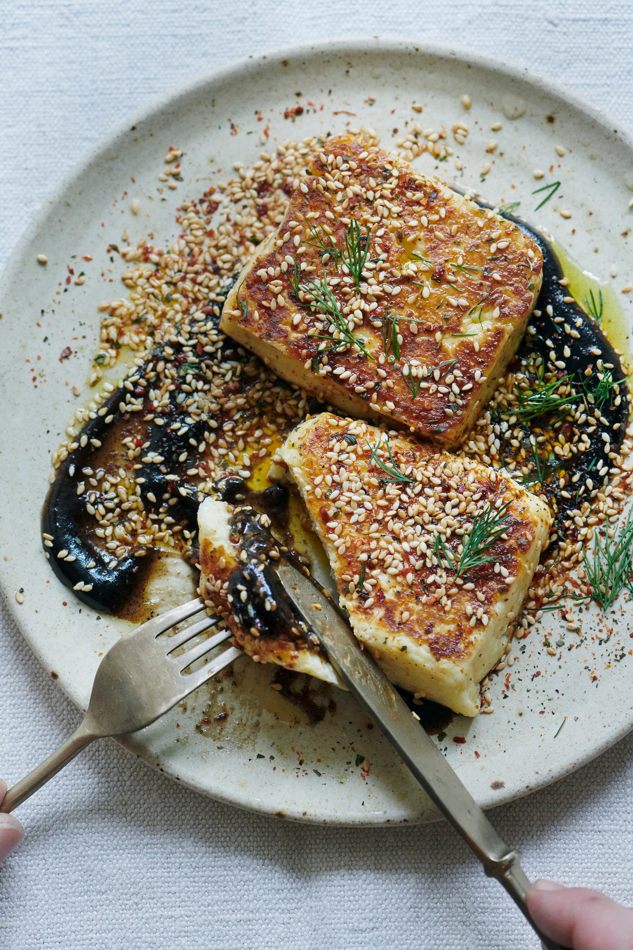 The secret is in the ‘black honey’ – a waste-not glaze made from charred aubergine skins, genius