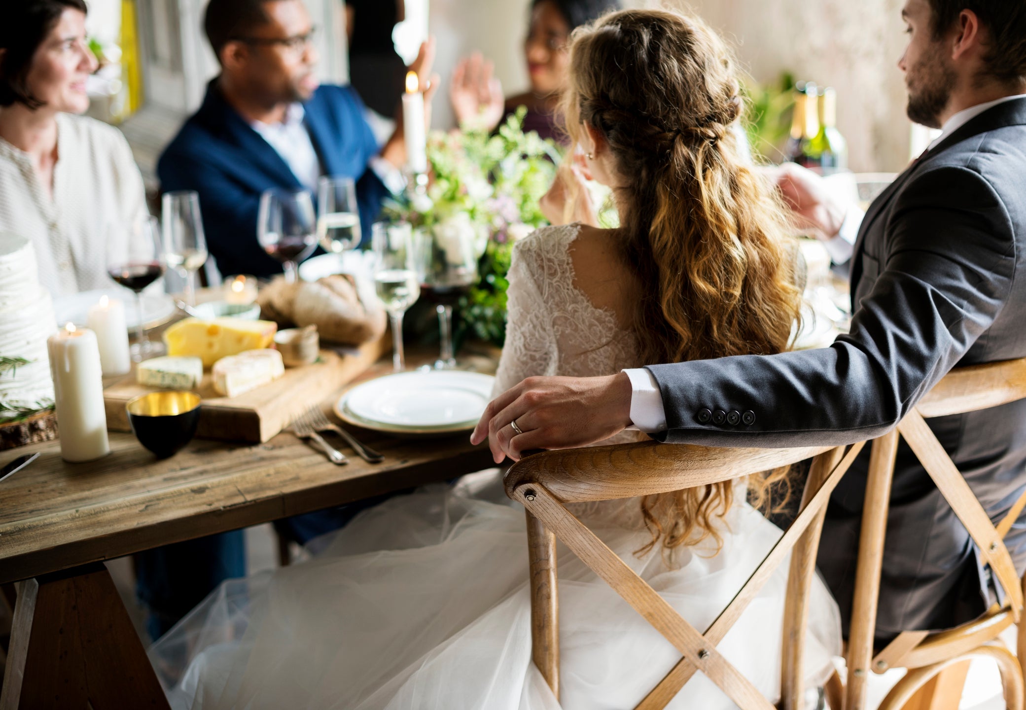 A wedding guest shared an awkward encounter with the bride
