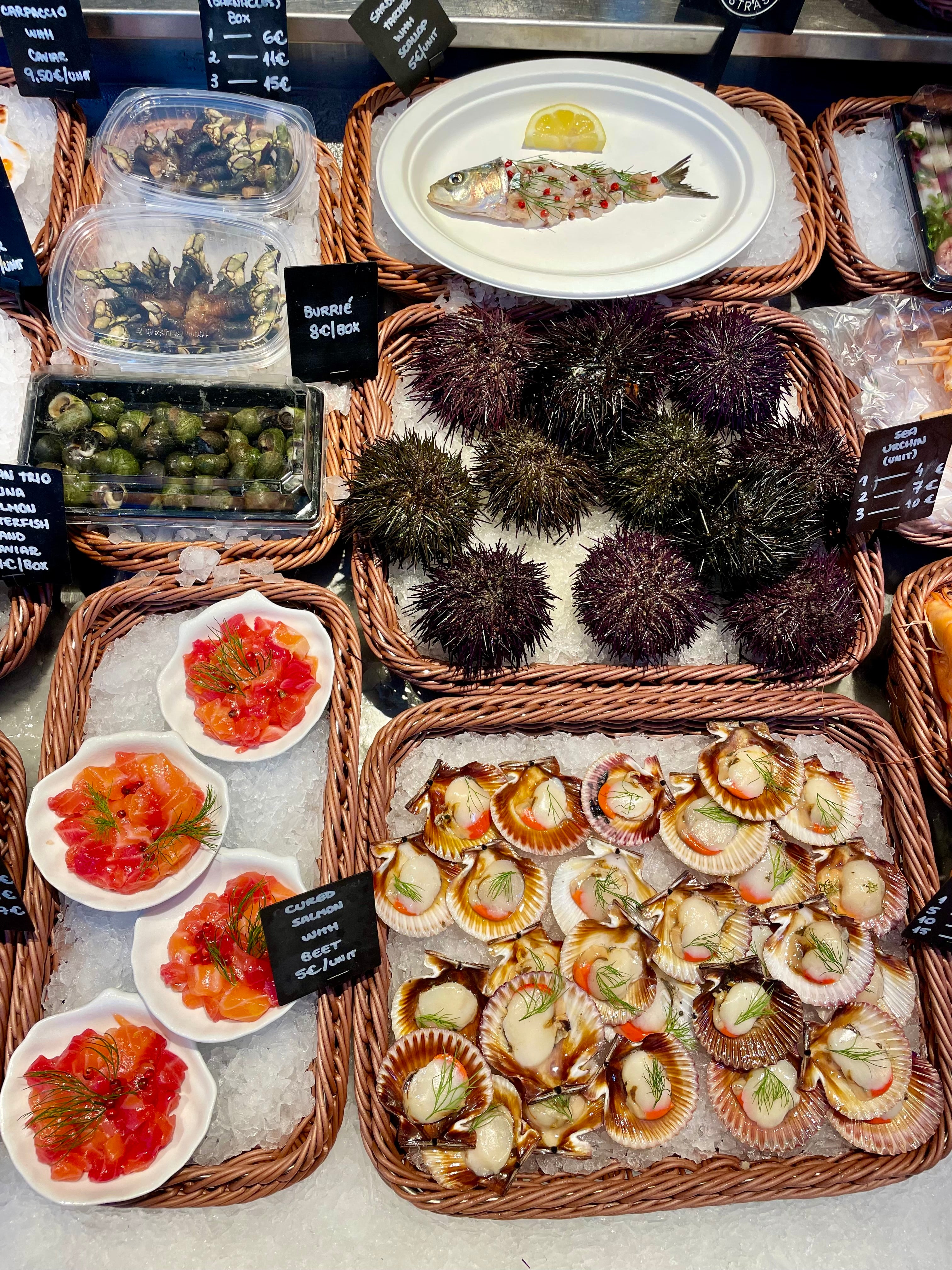 Seafood to die for at Porto's Bolhão Market