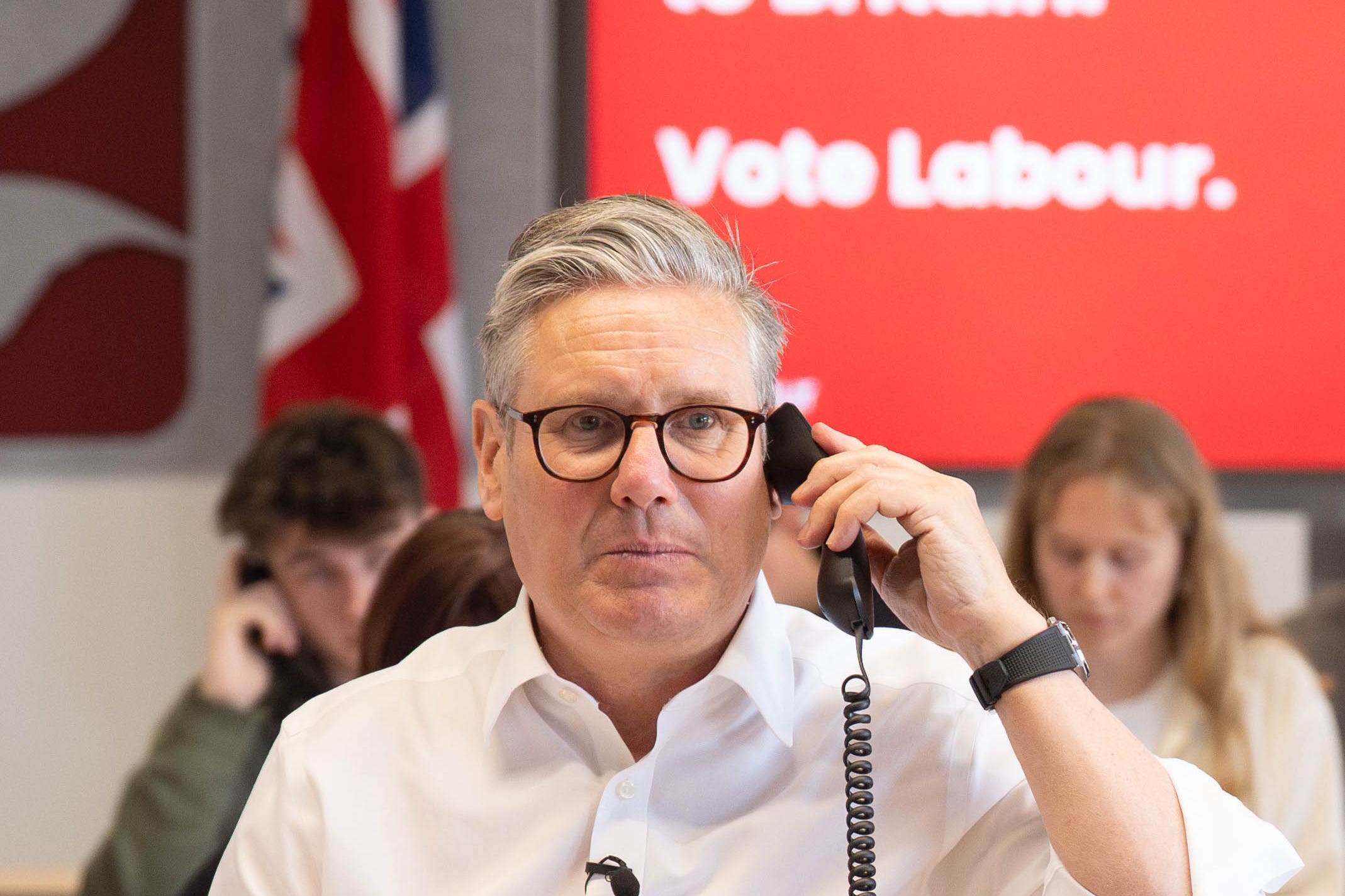 Sir Keir Starmer has acknowledged that Thursday’s local elections will be ‘tough’ for the Labour Party. (Stefan Rousseau/PA)