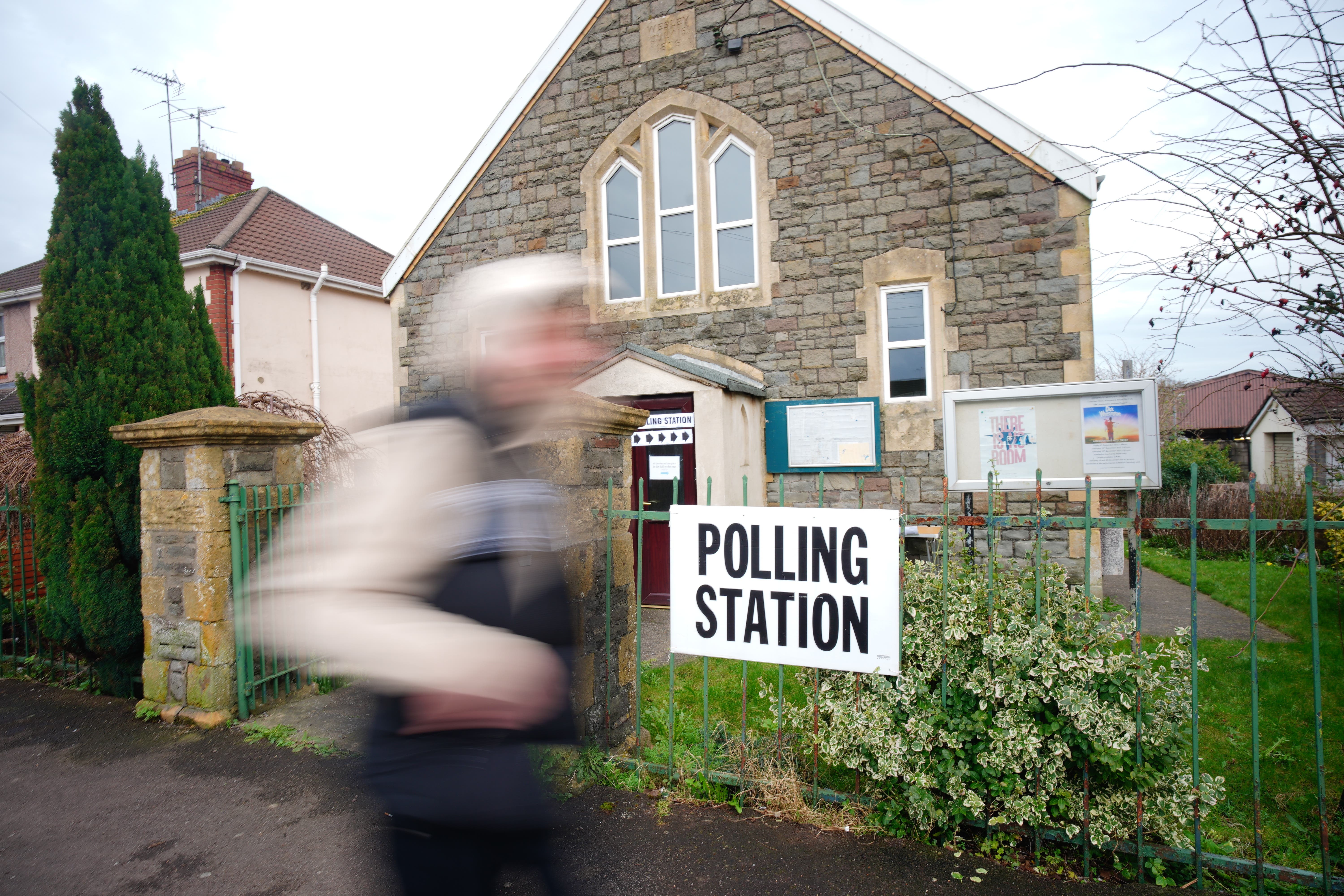 Local elections are taking place on Thursday for 23 local authorities in England, many of them large county councils (Ben Birchall/PA)