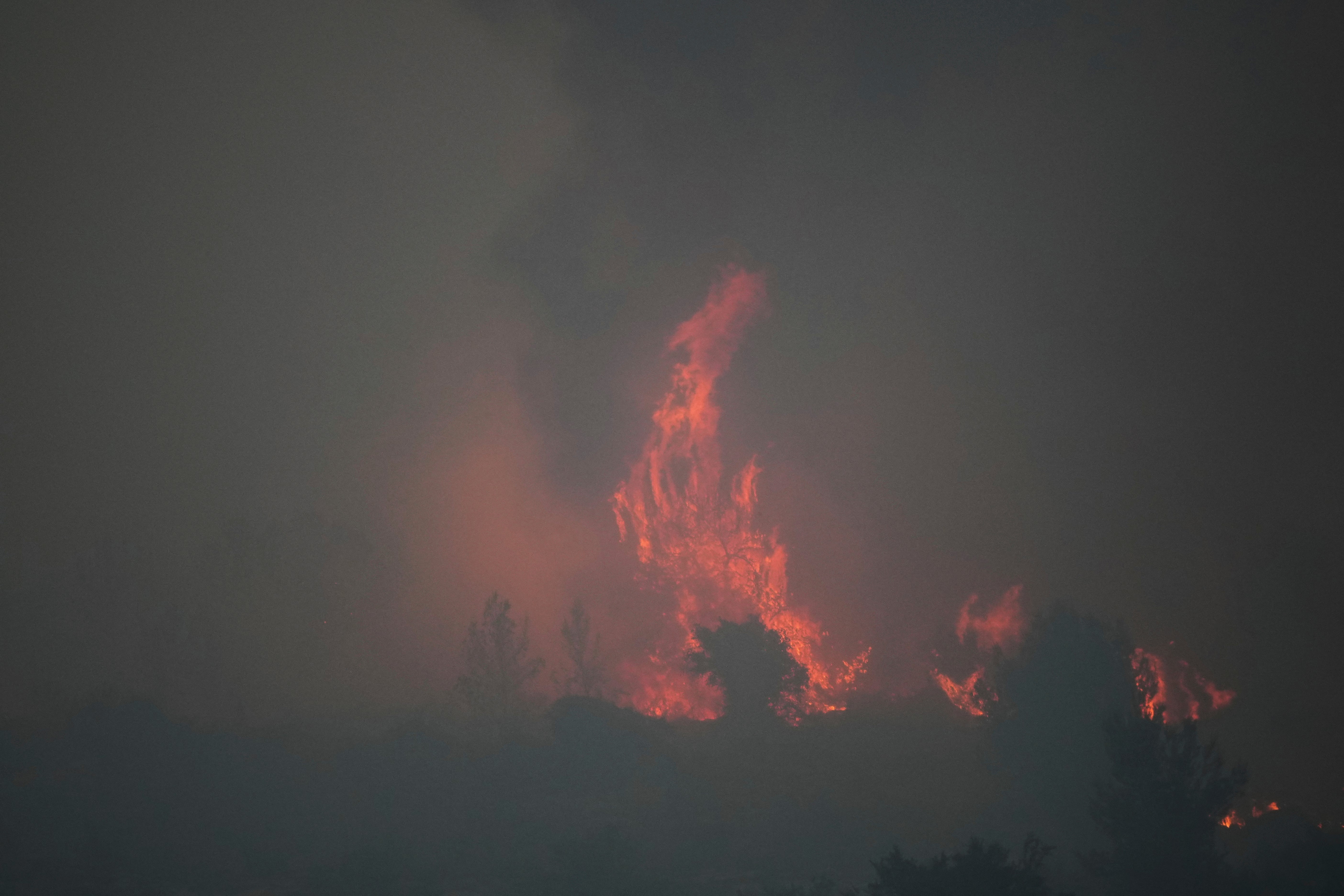 ‘This is perhaps the largest fire ever in the country,’ Jerusalem’s district fire department commander Shmulik Friedman told reporters