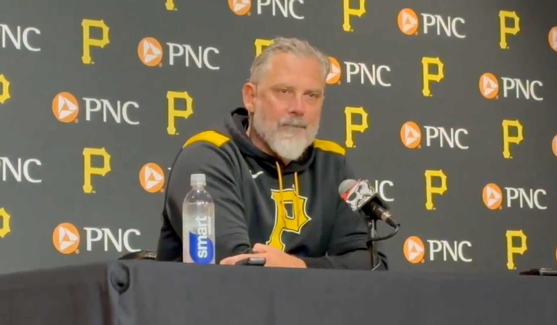 Pirates manager Derek Shelton said calling the incident 'extremely unfortunate' is an 'understatement'