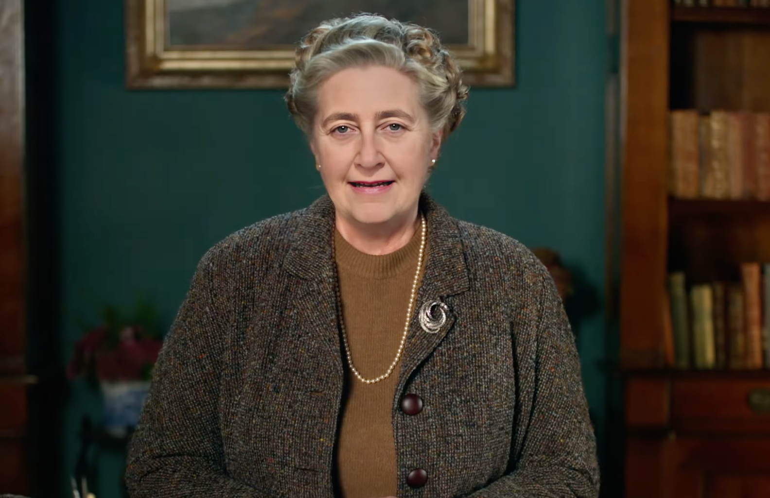Writer’s image as recreated by AI and a performance by actor Vivien Keene