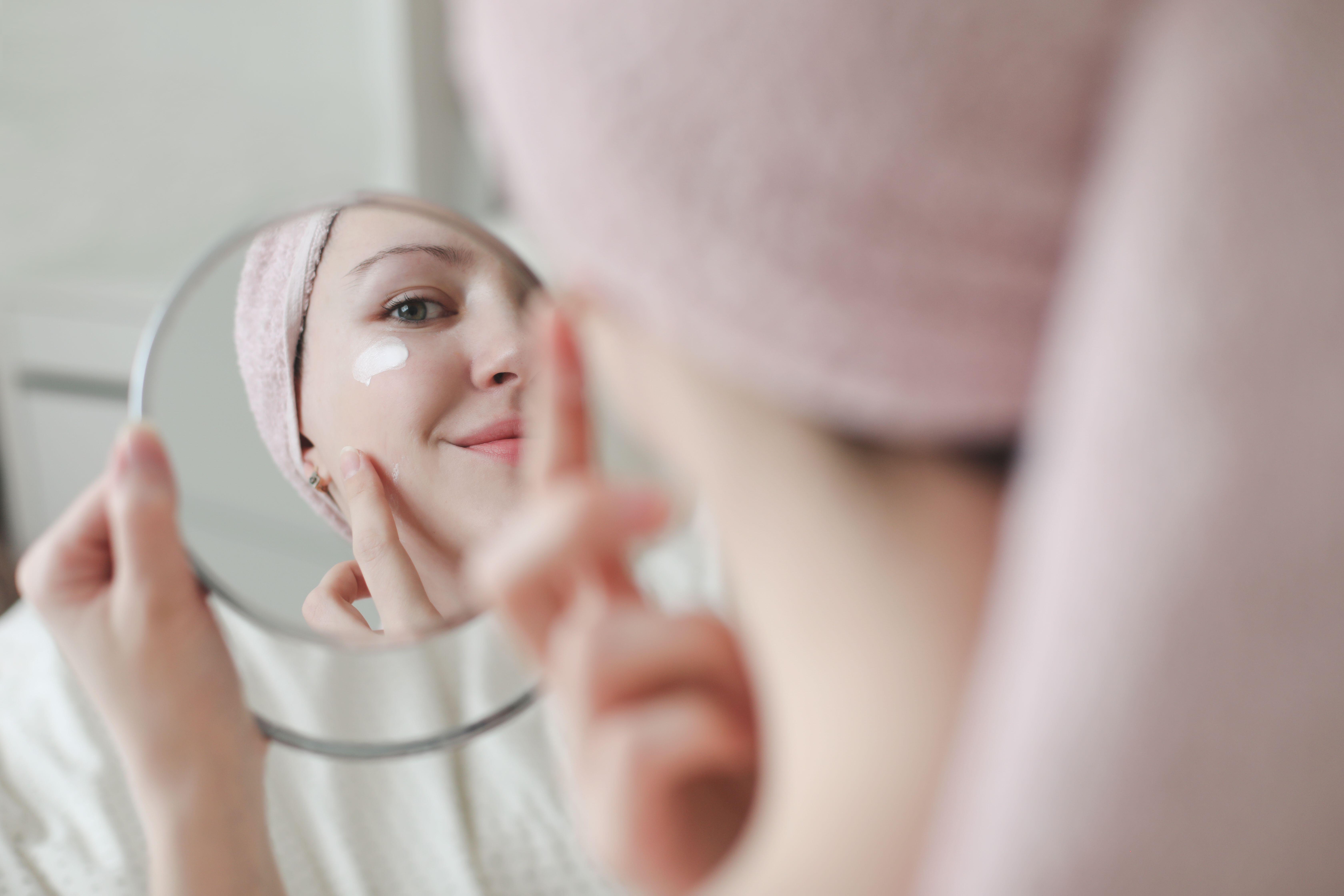 Experts have warned against squeezing spots on this area of the face