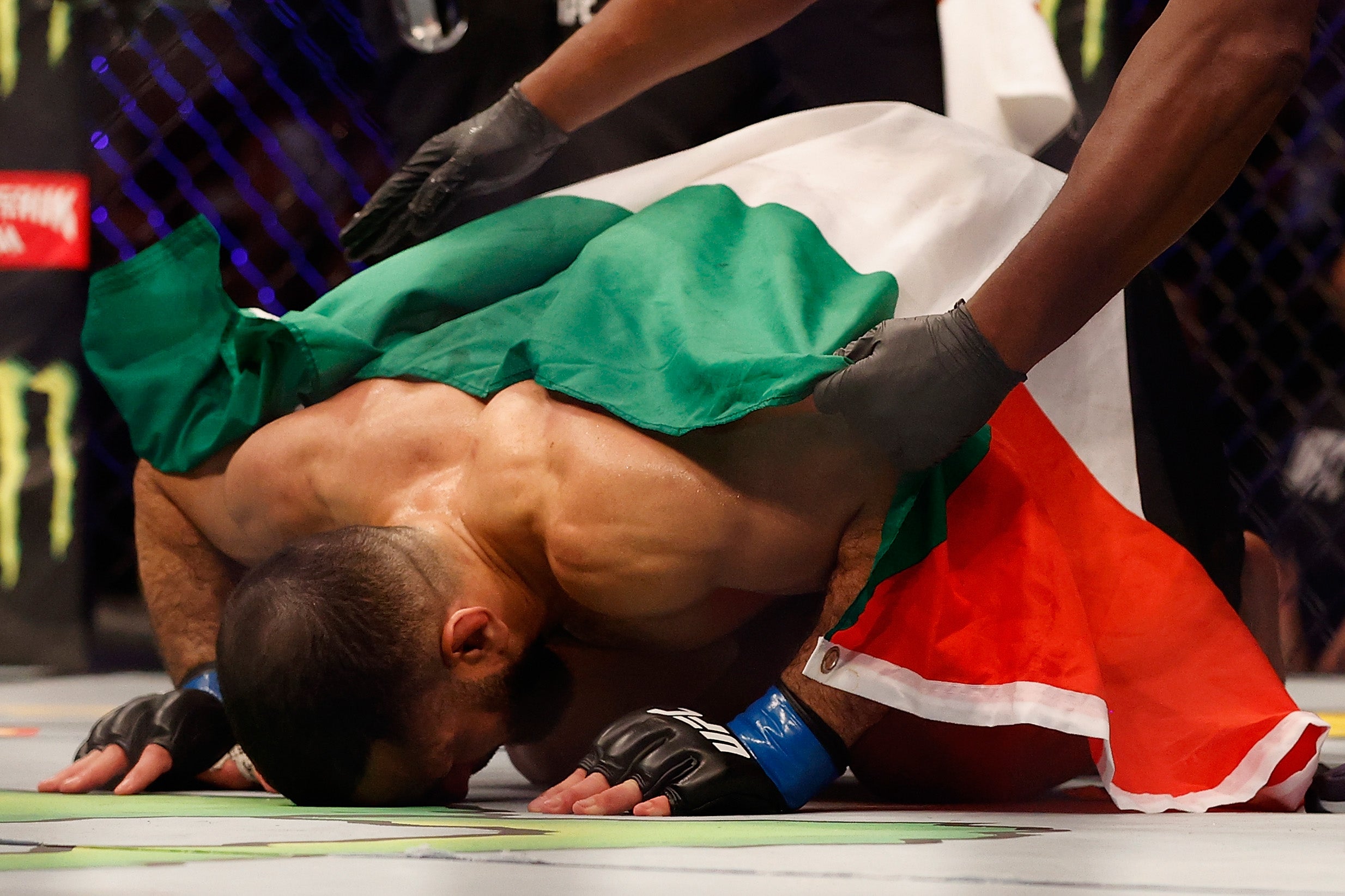 Belal Muhammad has long made clear his pride in his Palestine heritage