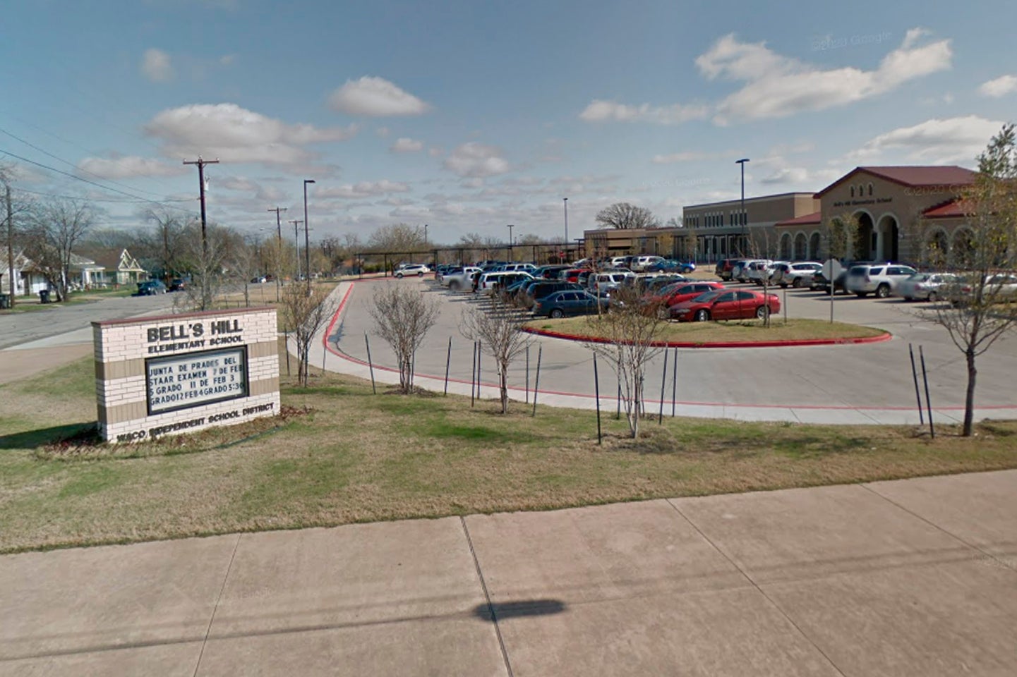 Escamilla no longer works at Bell’s Hill Elementary School (pictured) Waco Independent School District says