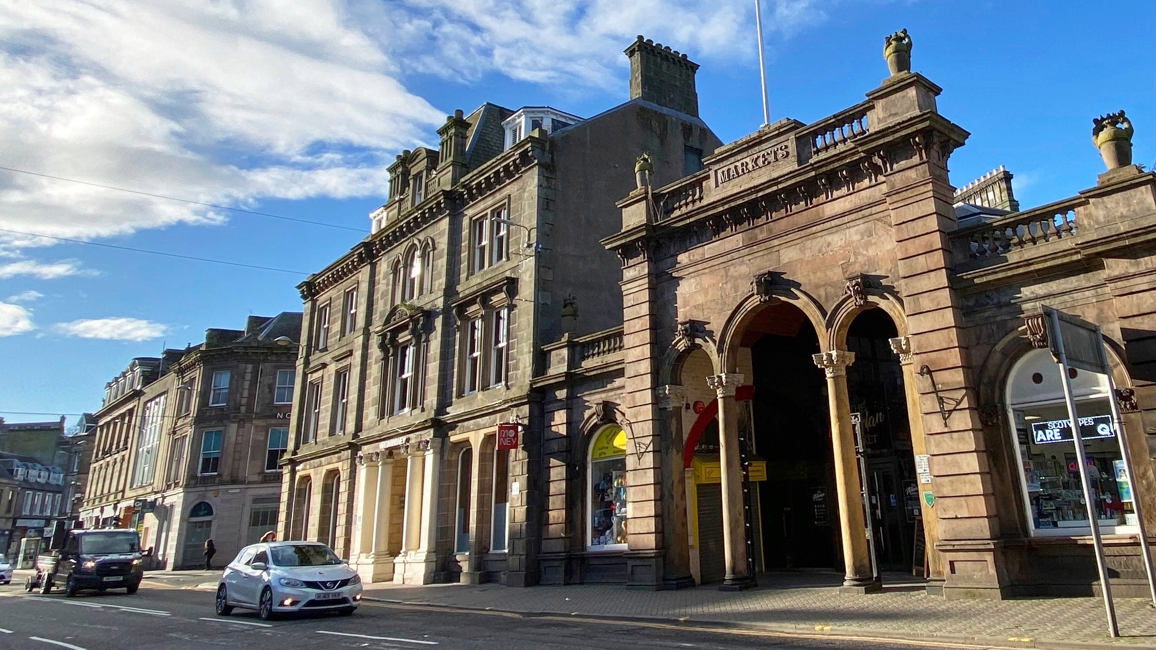 The entrance to the renovated Victorian Market, hosting over 30 independent businesses