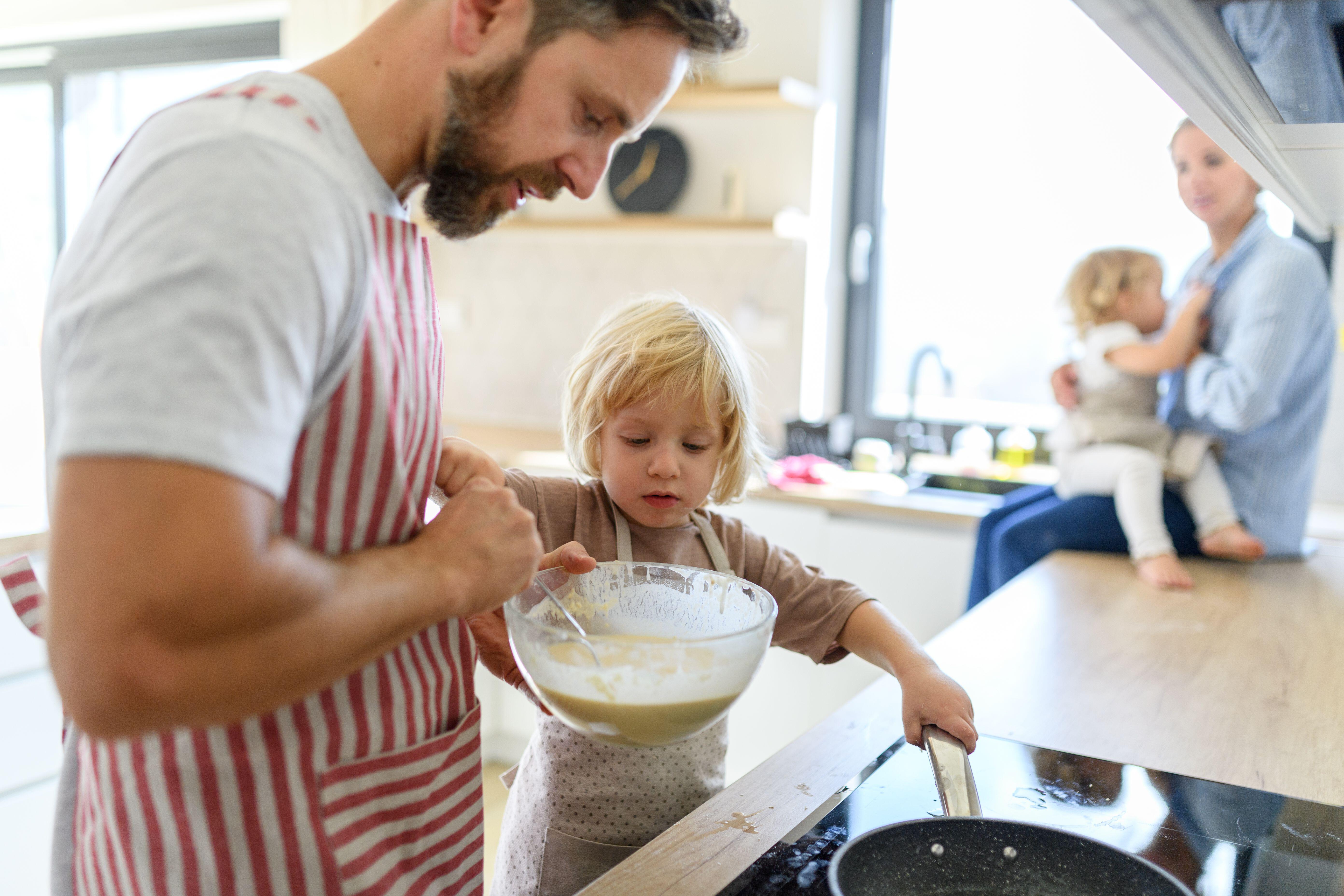 Cooking with children can ignite an early interest in food