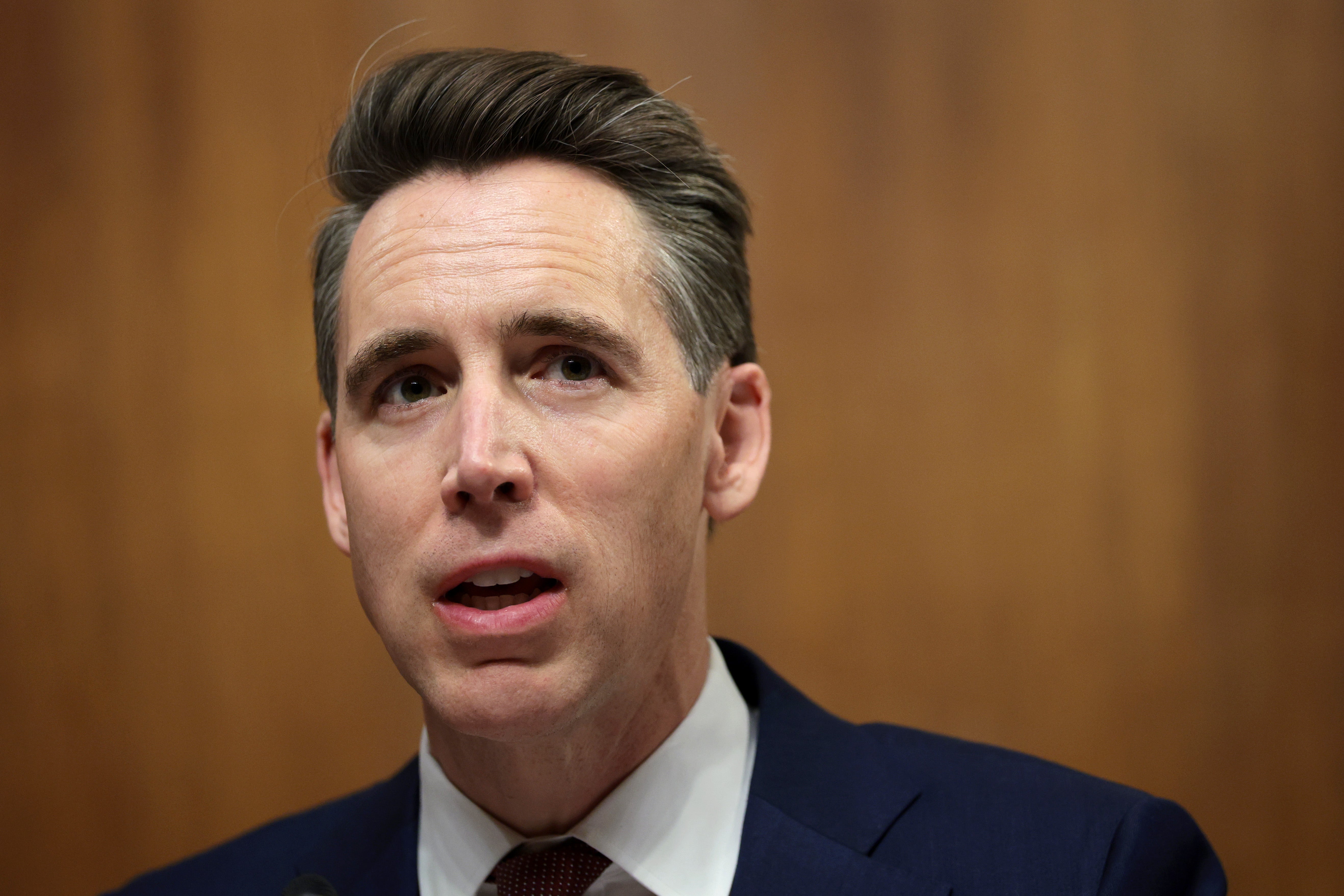 Sen. Josh Hawley of Missouri is one of a handful of Republicans who worries about cuts to Medicaid hurting his constituents