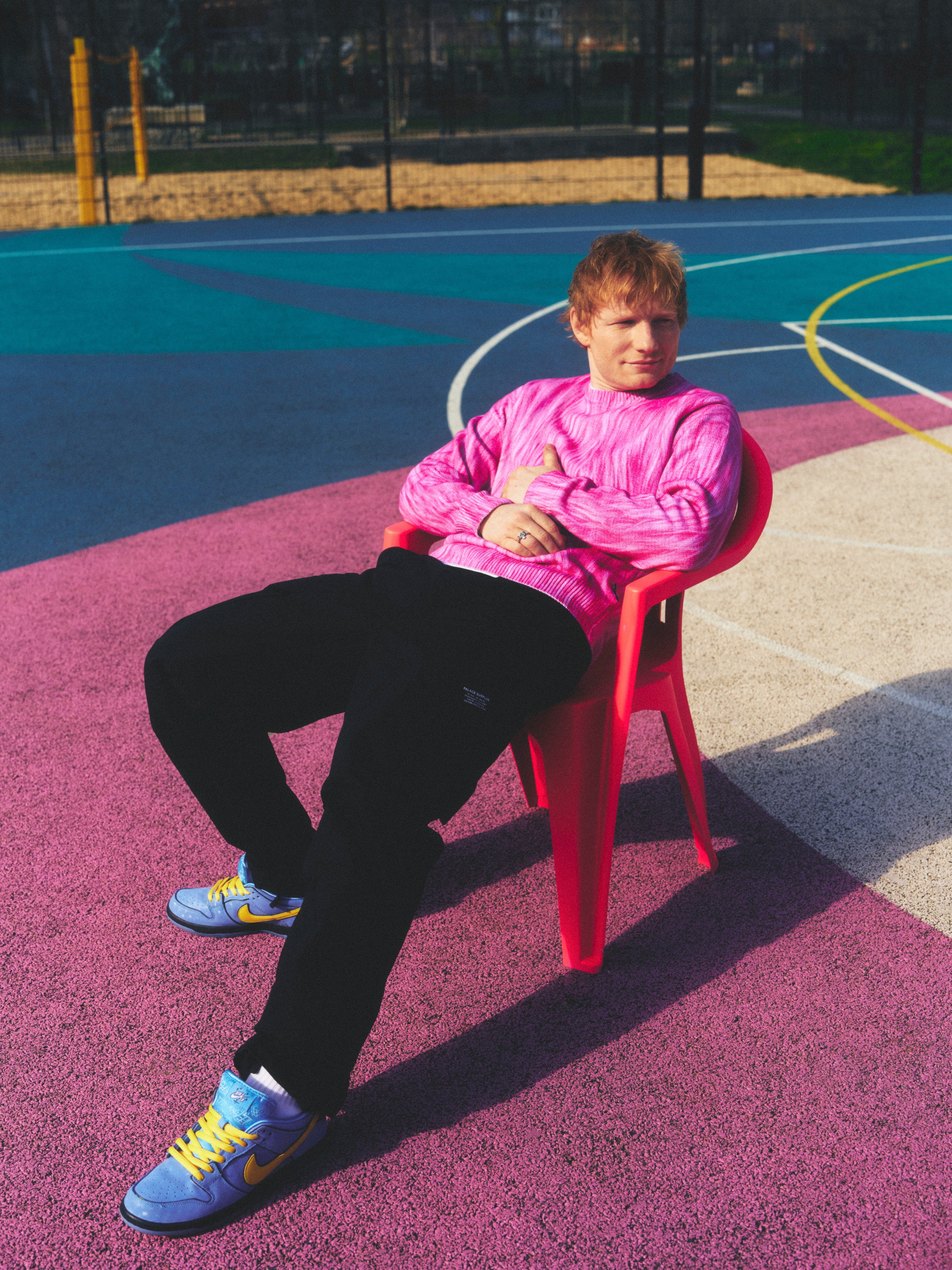 Ed Sheeran in promotional artwork for his new album, 'Play'