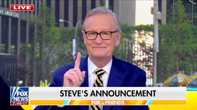 Steve Doocy grows emotional as he reveals that he is moving to a reduced role on Fox & Friends that will see him broadcasting from Florida.