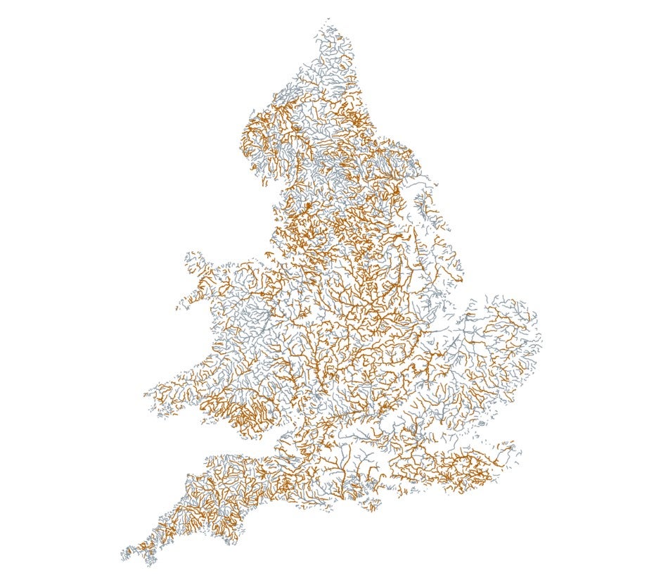 Sewage has been pumped into UK rivers across the country with 513,234 spills in 2024