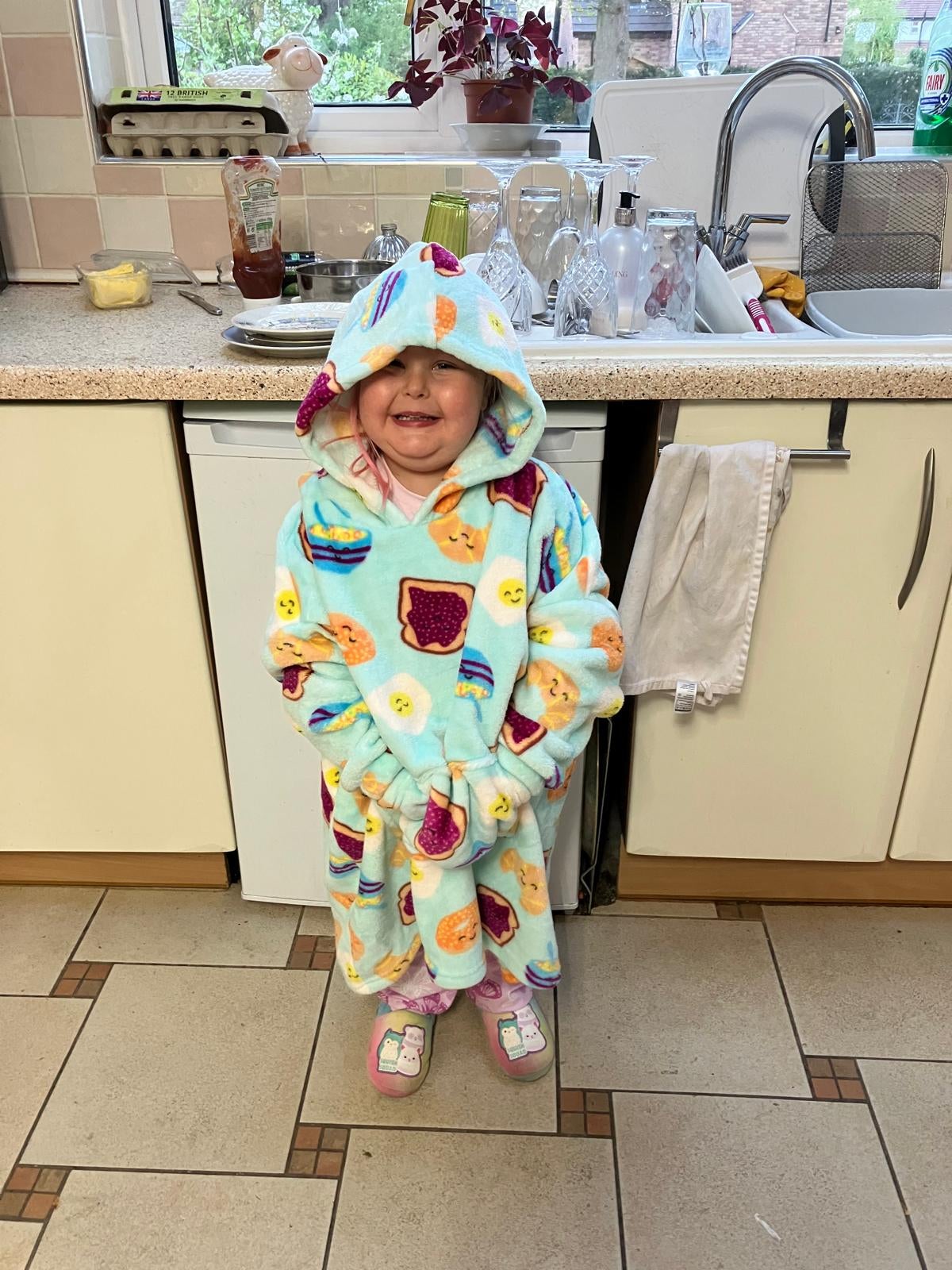 Rosie was diagnosed with a 'new entity' of a rare brain tumour.