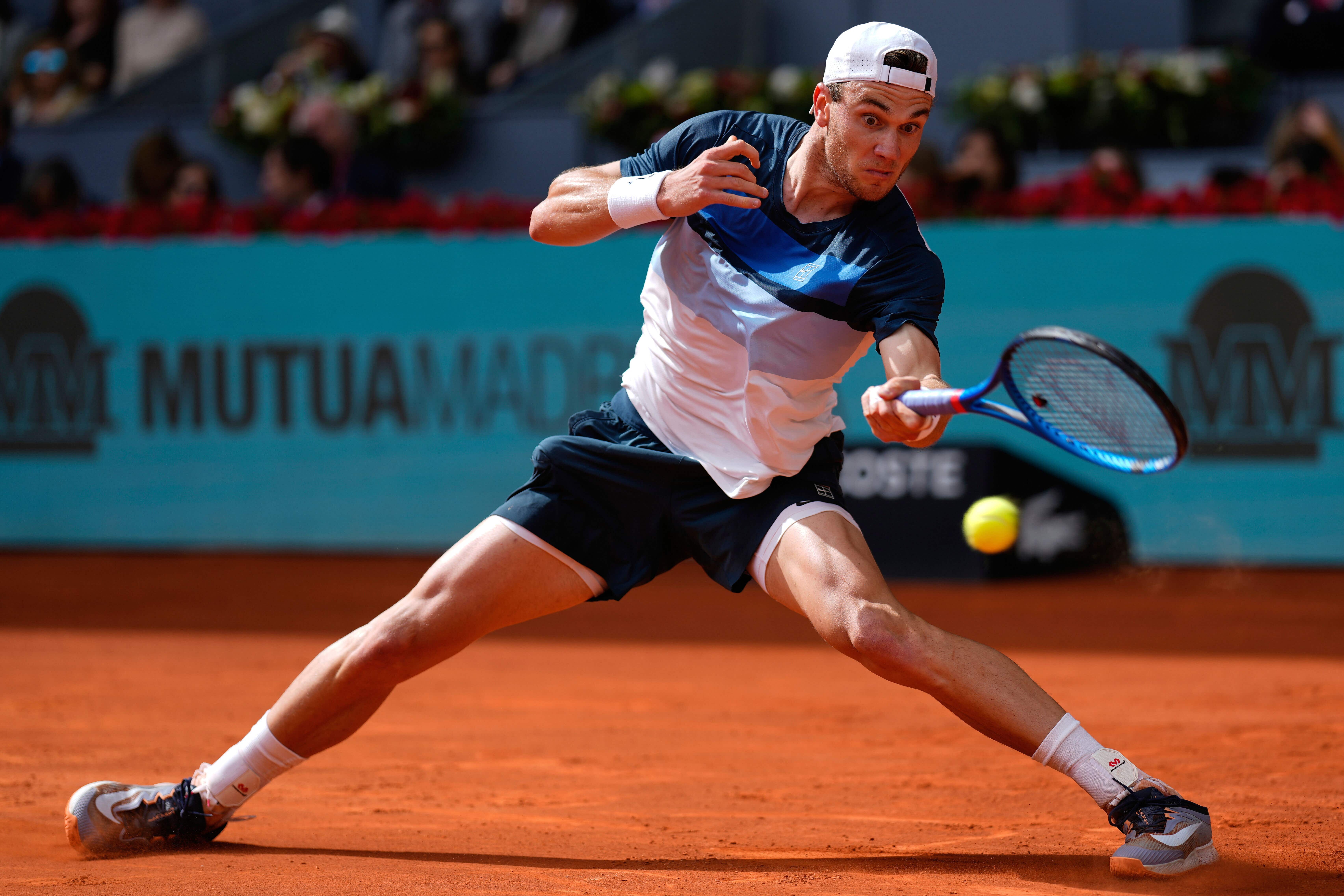 Jack Draper makes quick work of Matteo Arnaldi to move into Madrid Open semi-finals