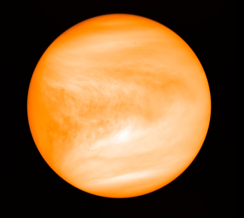 Venus was a target of interest because its thick clouds might be hiding life on the surface